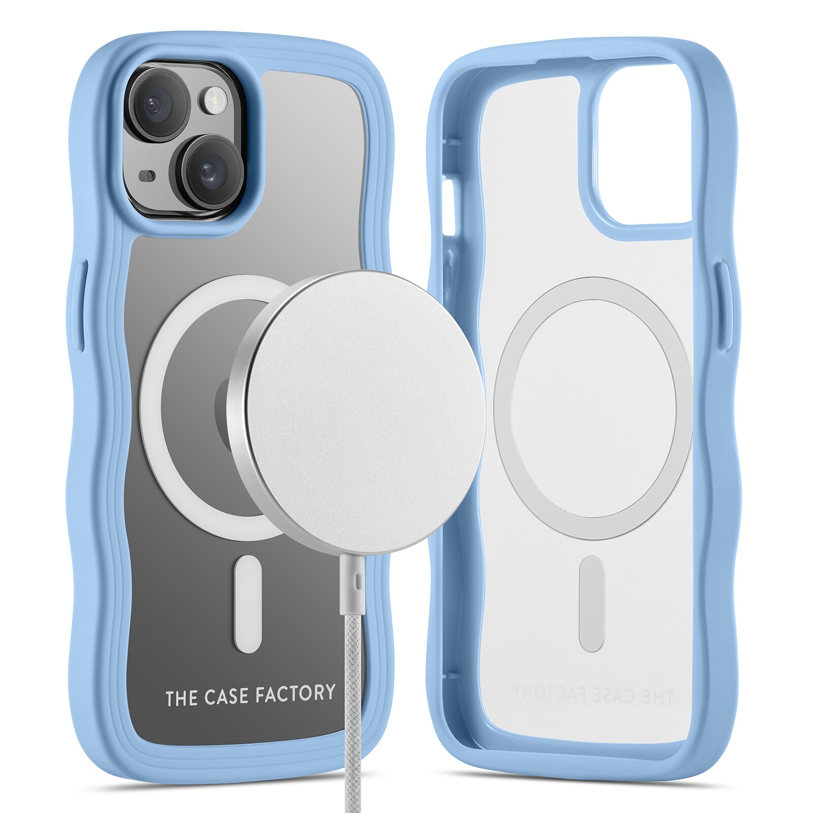 iPhone 15 The Wave Mag Case Blue