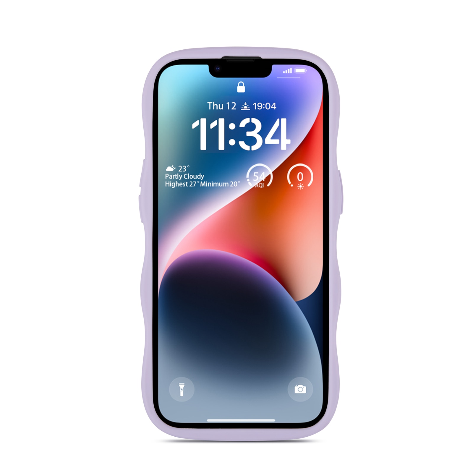 iPhone 15 The Wave Case Purple