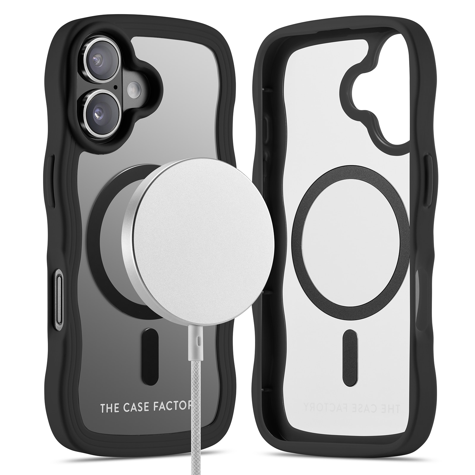 iPhone 16 The Wave Mag Case Black
