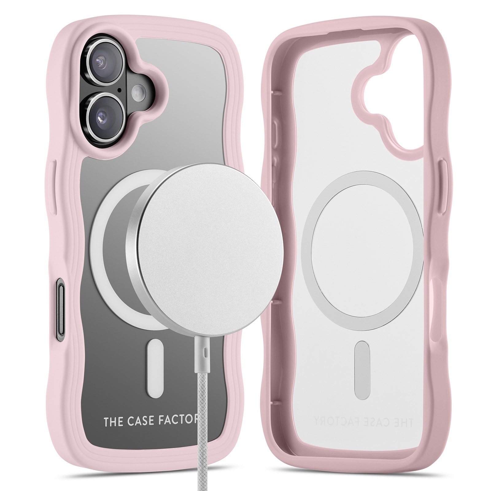 iPhone 16 The Wave Mag Case Pink