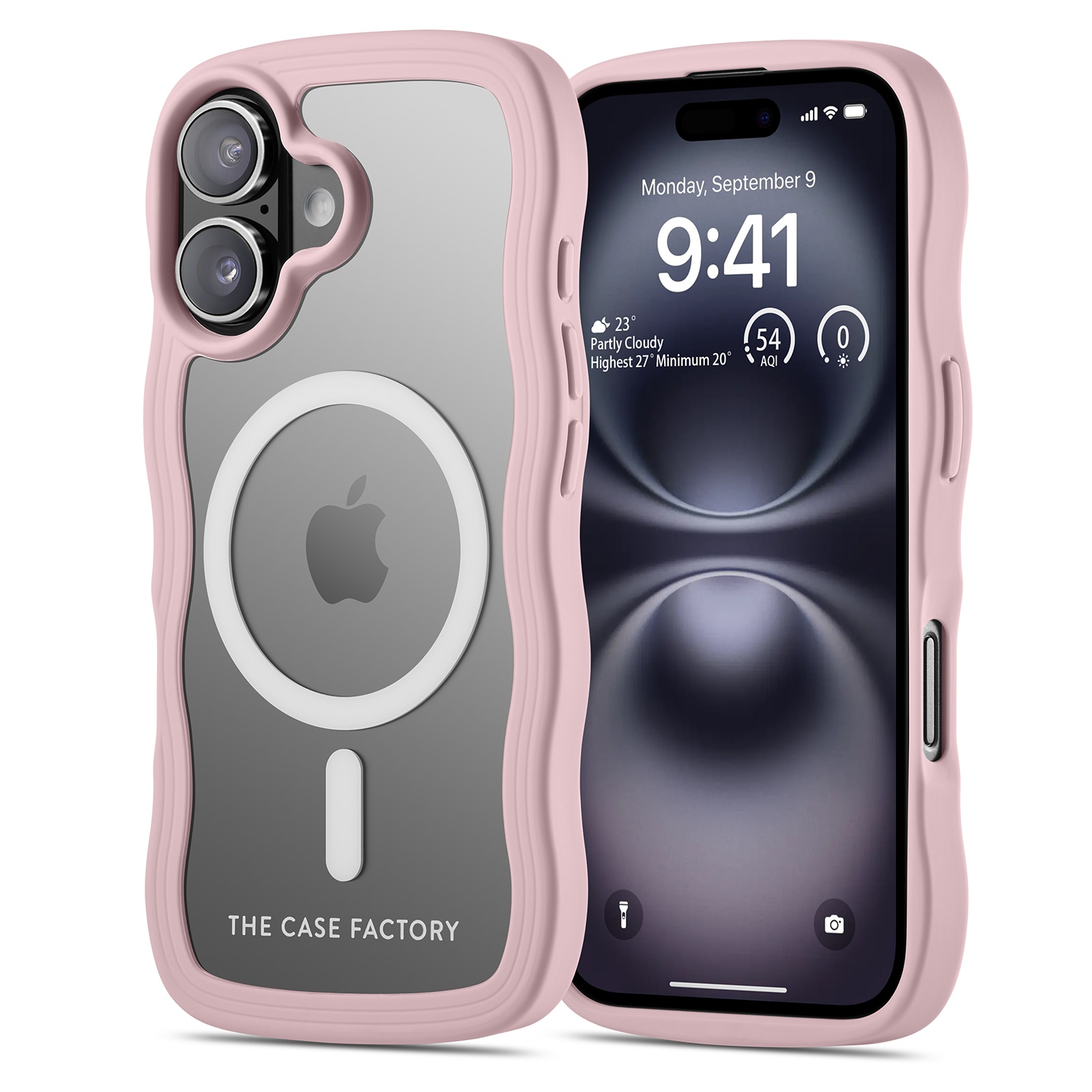 iPhone 16 The Wave Mag Case Pink