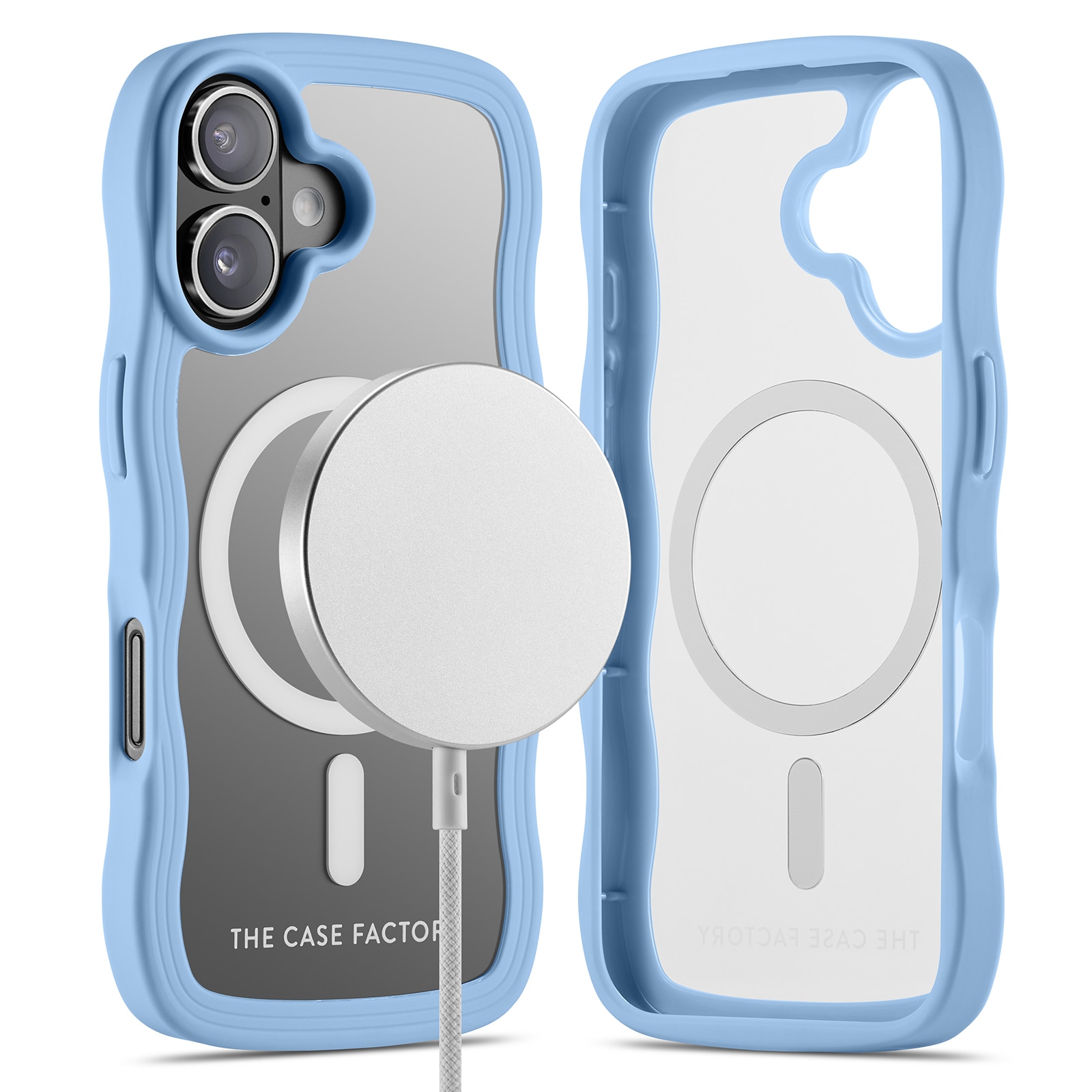 iPhone 16 The Wave Mag Case Blue