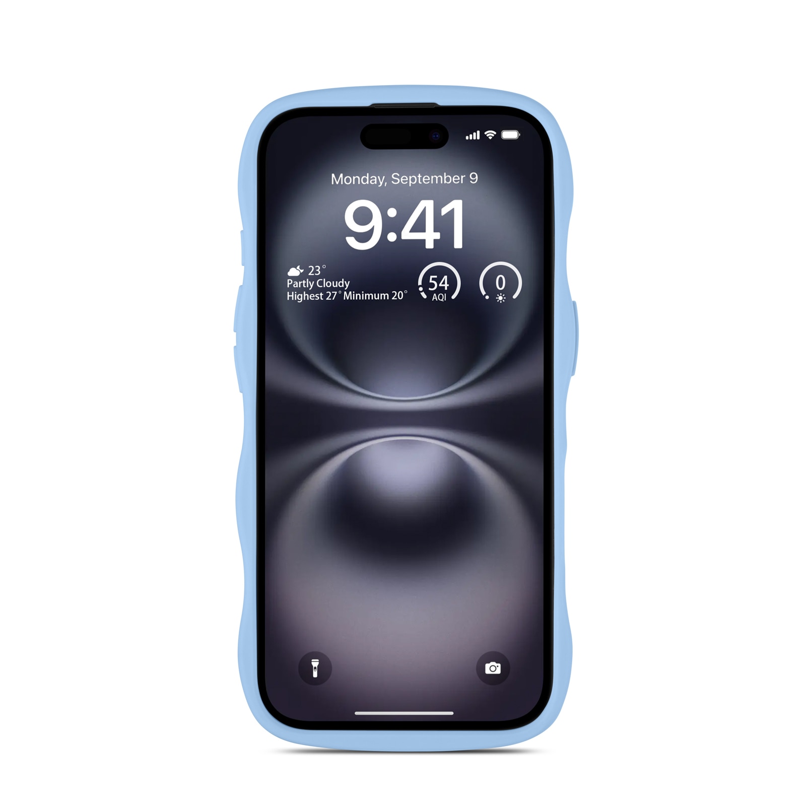 iPhone 16 The Wave Mag Case Blue