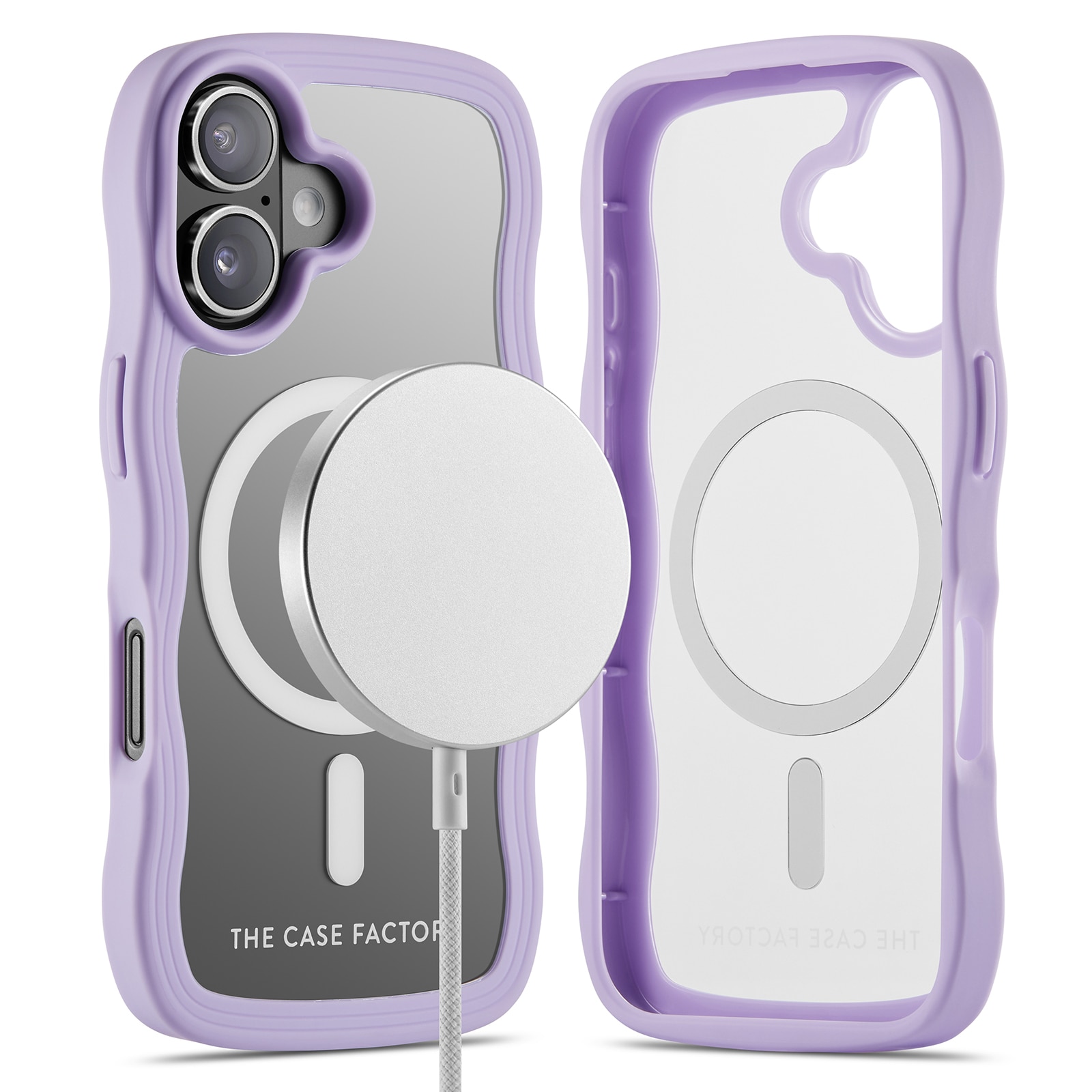 iPhone 16 The Wave Mag Case Purple