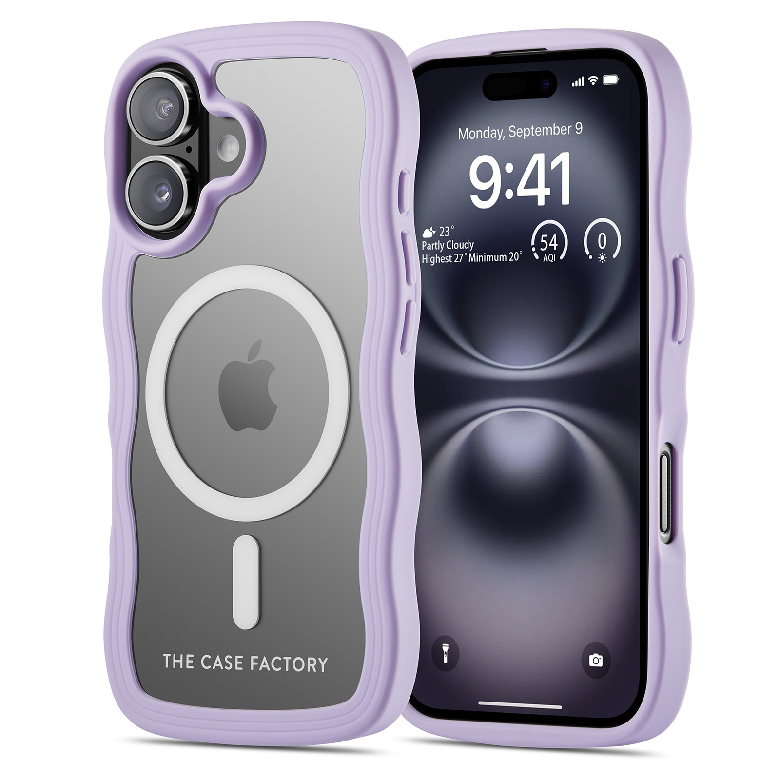 iPhone 16 The Wave Mag Case Purple