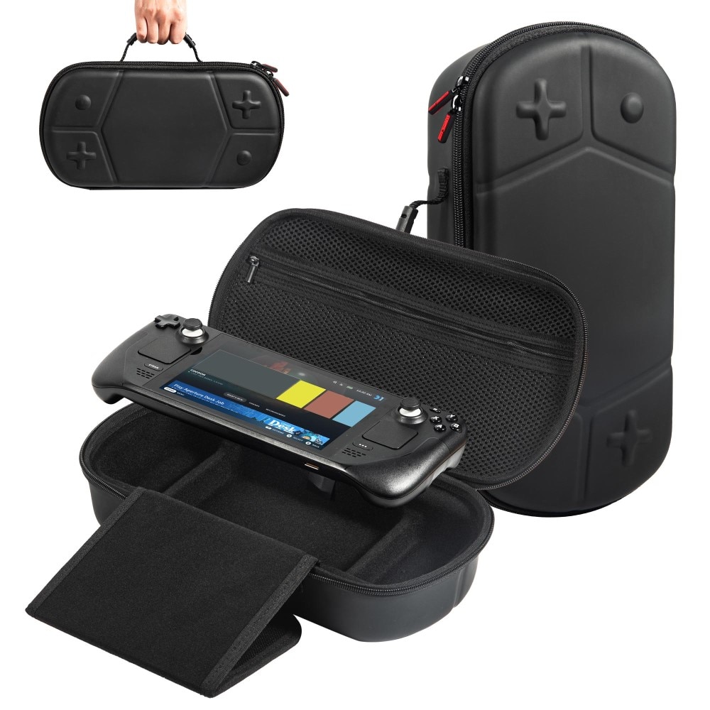 Shockproof Storage Bag for Gaming Console Black