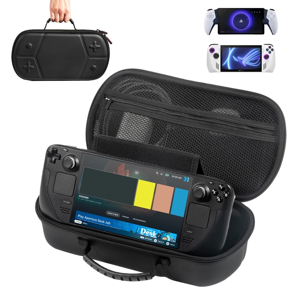 Shockproof Storage Bag for Gaming Console Black