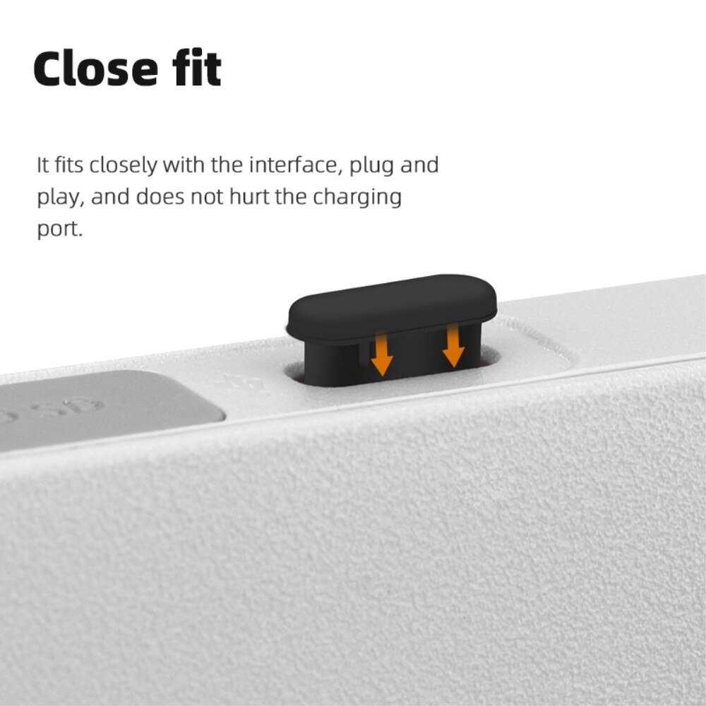 3-pack Dust Plug USB-C Black