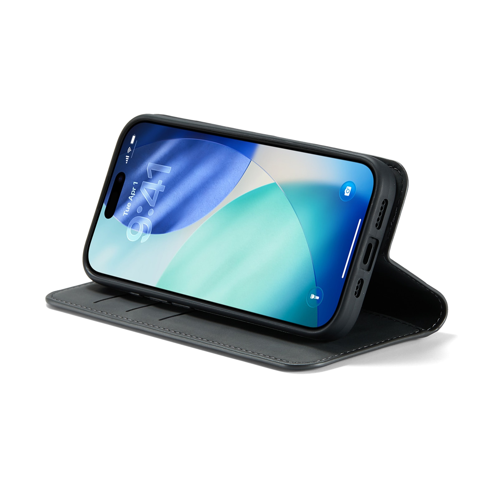 iPhone 17 Slim Wallet Case Black