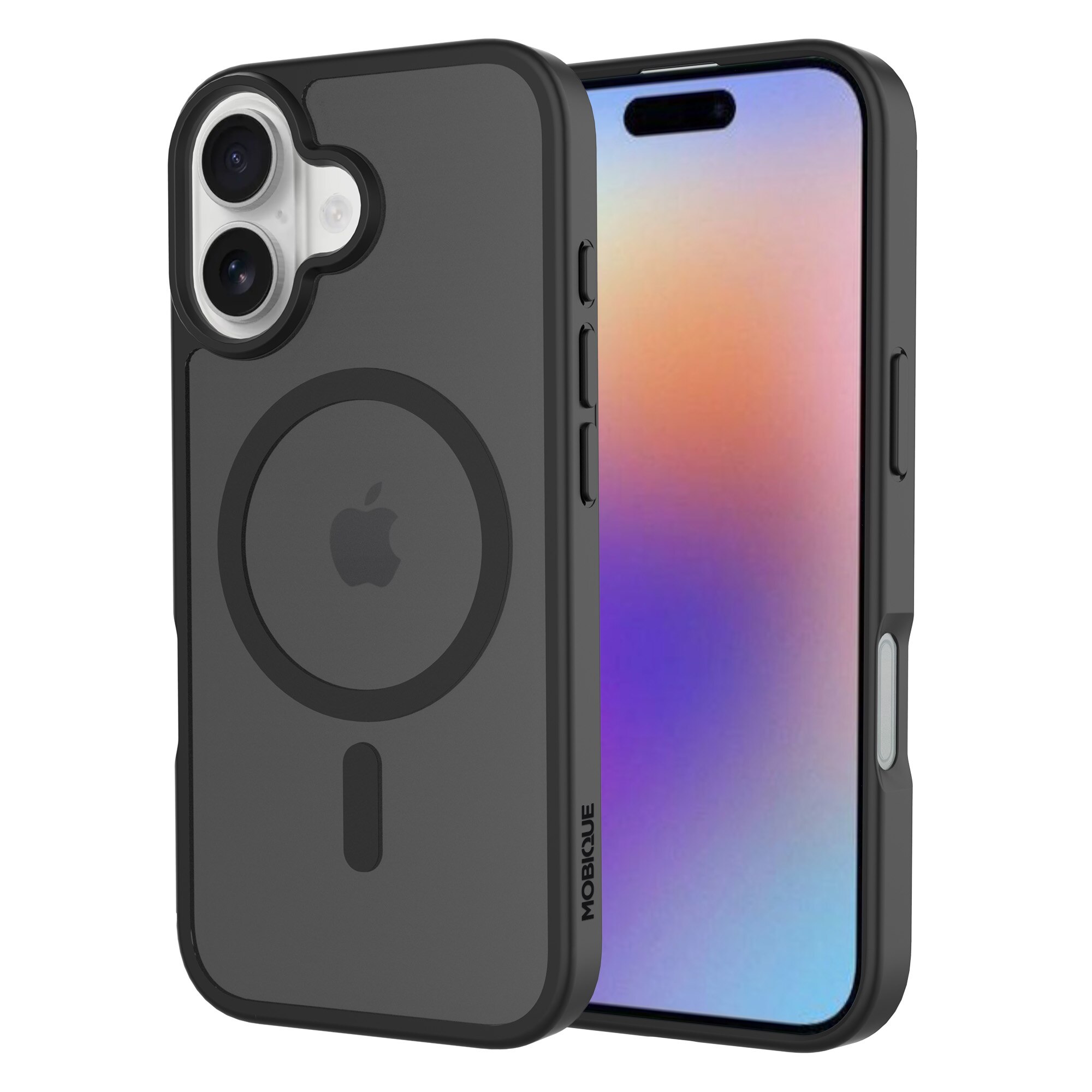 Magnetic Hybrid Case iPhone 17 Frosted Black