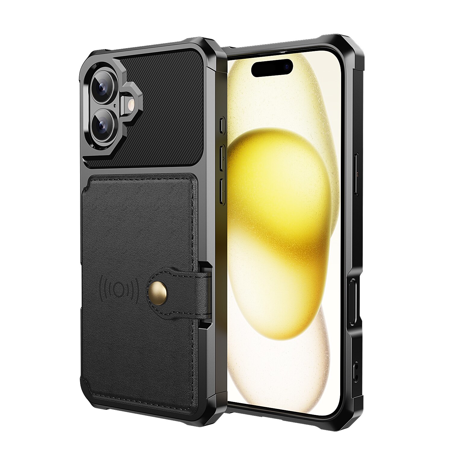iPhone 17 Tough Multi-slot Case Black