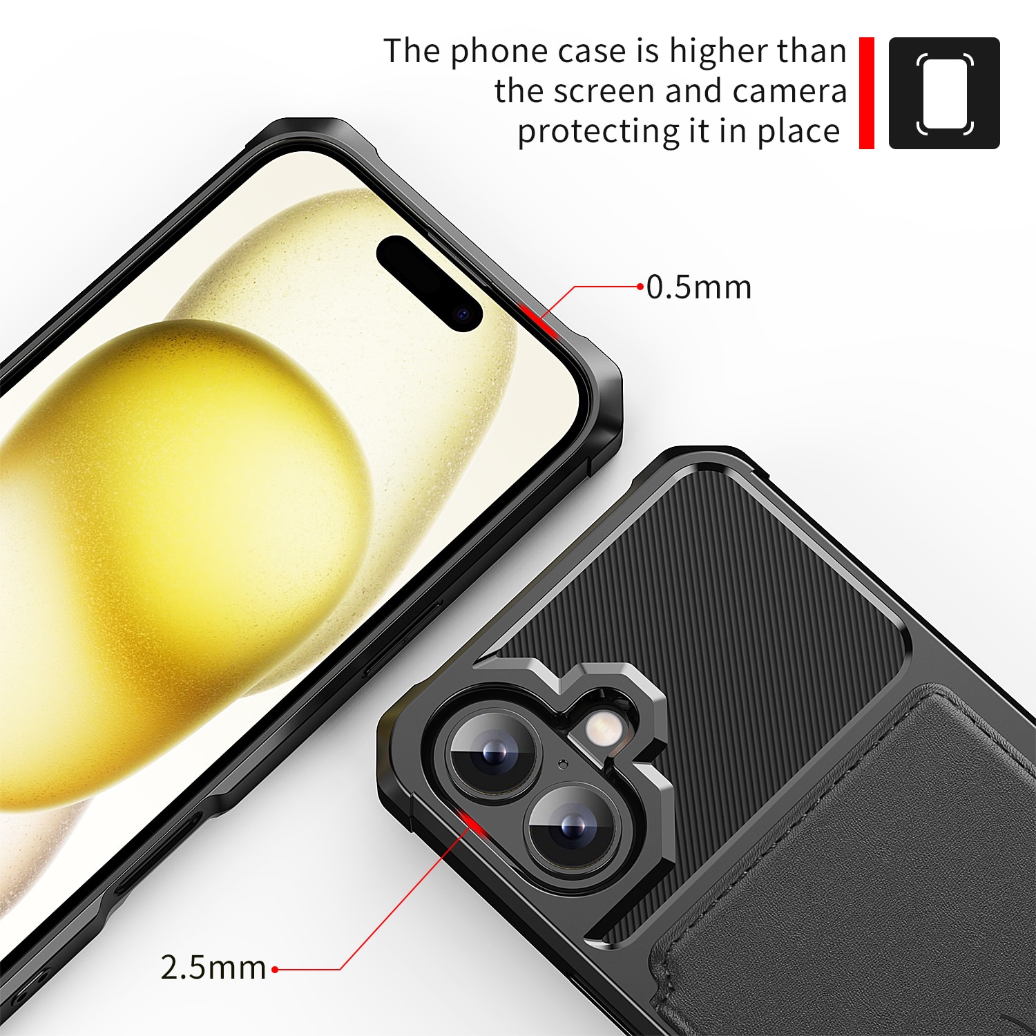 iPhone 17 Tough Multi-slot Case Black