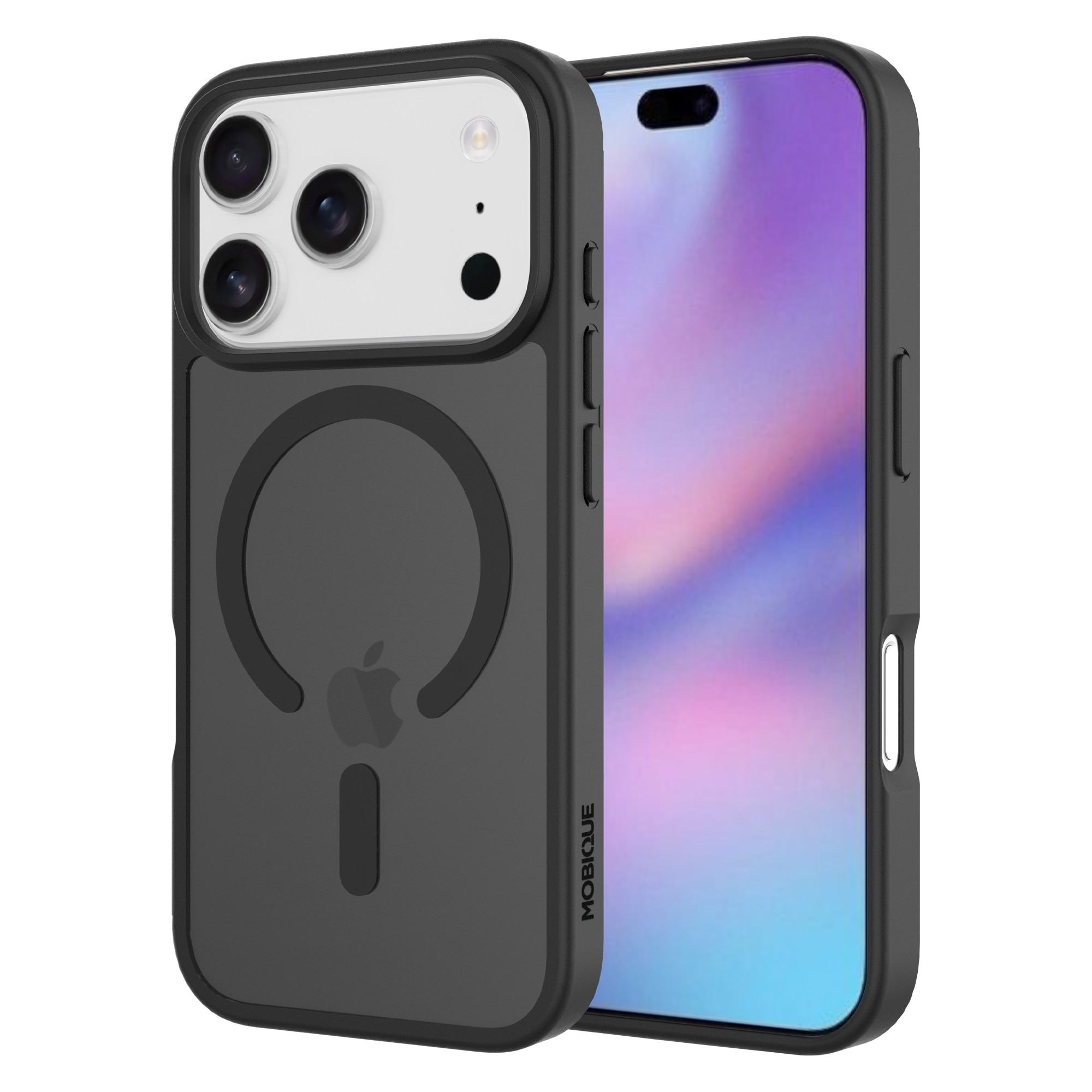 Magnetic Hybrid Case iPhone 17 Pro Max Frosted Black