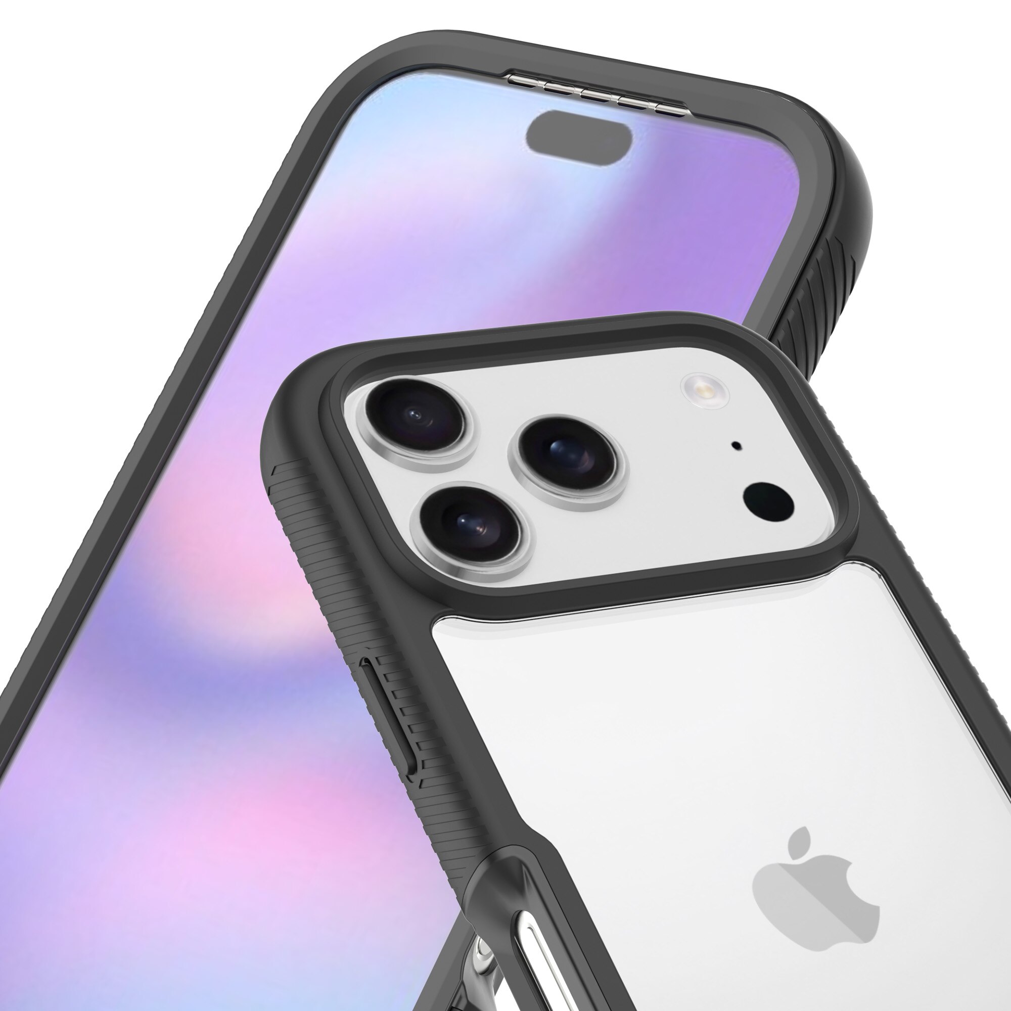 iPhone 17 Pro Max Full Protection Case Black/Transparent