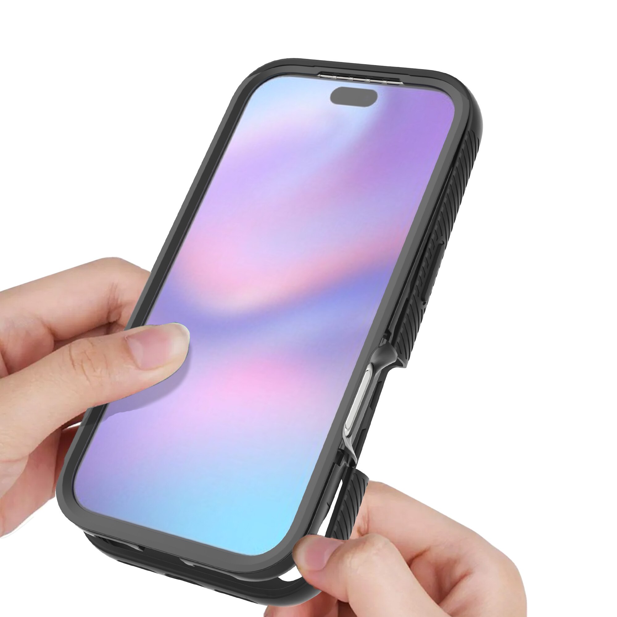 iPhone 17 Pro Max Full Protection Case Black/Transparent