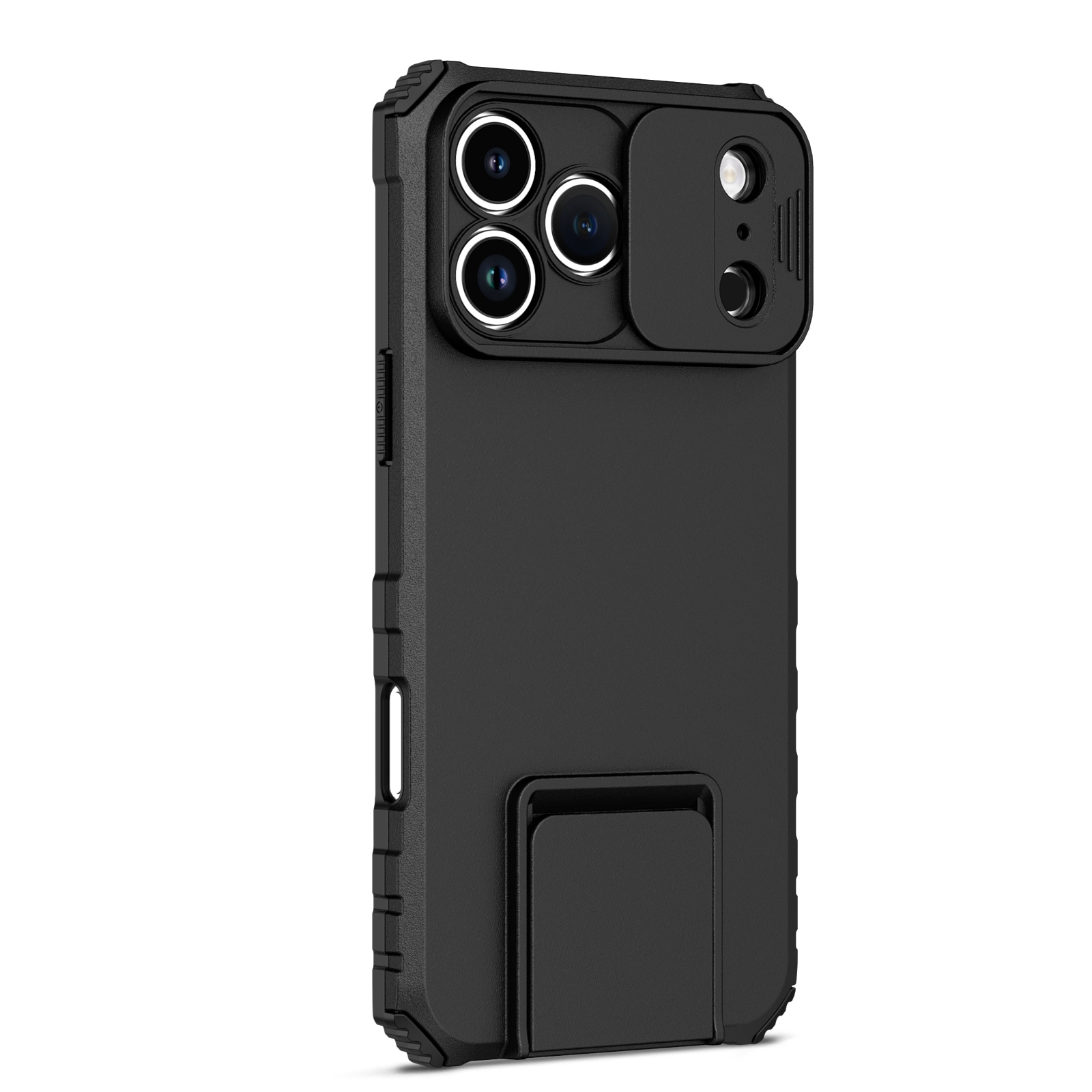 iPhone 17 Pro Kickstand Case w. Camera Protector Black