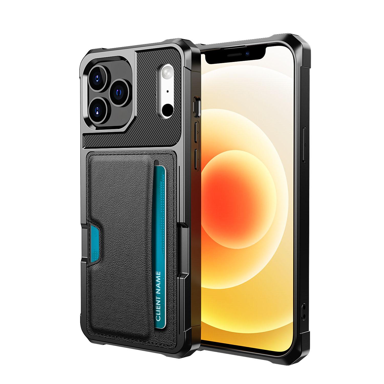 iPhone 17 Pro Max Tough Card Case Black