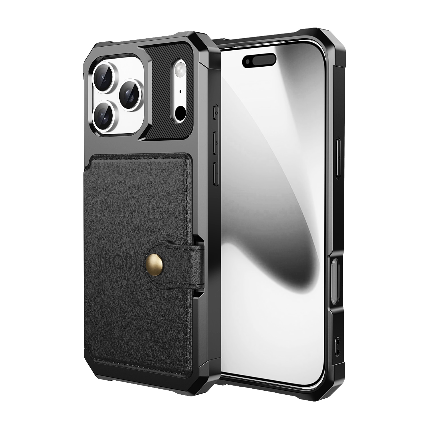 iPhone 17 Pro Tough Multi-slot Case Black