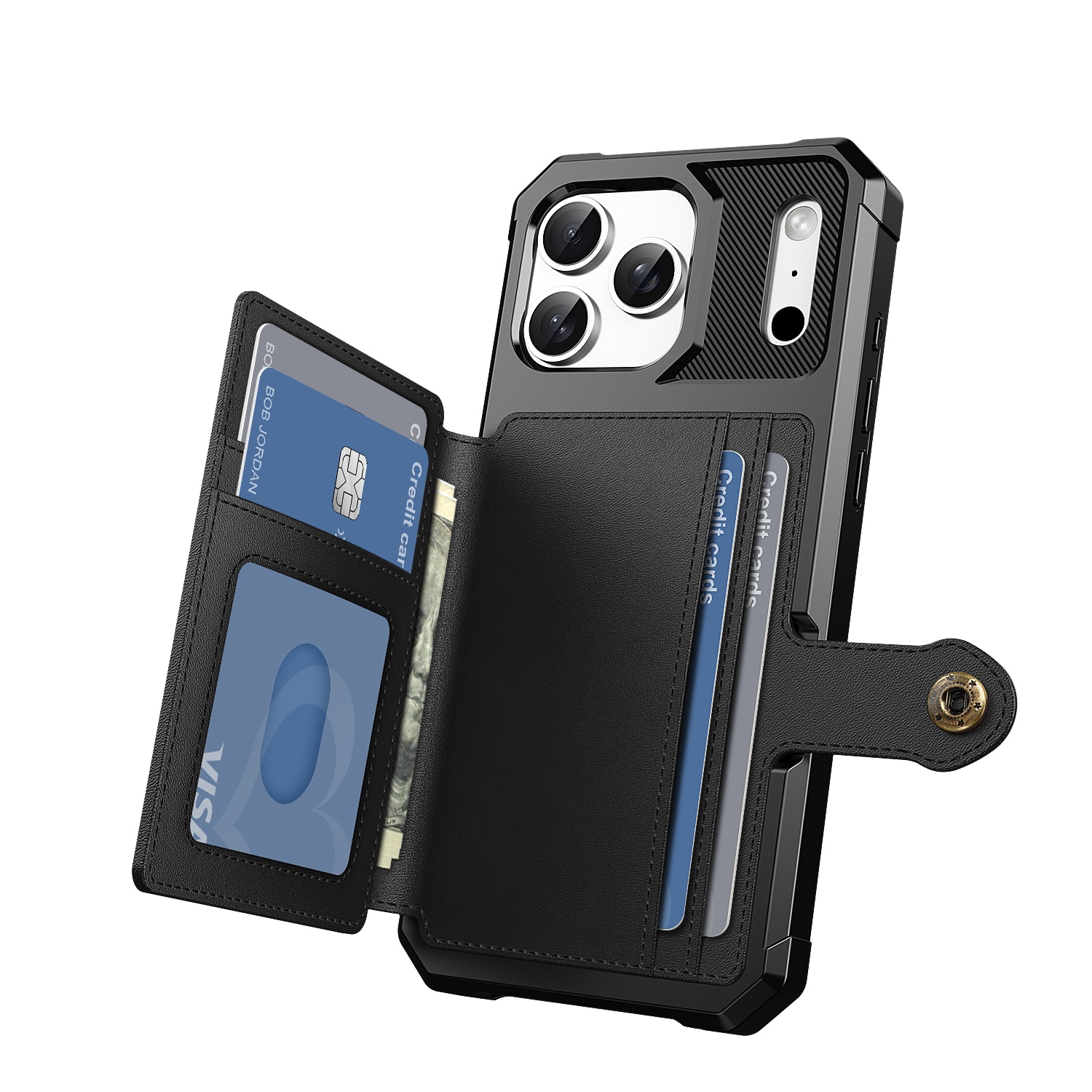 iPhone 17 Pro Tough Multi-slot Case Black