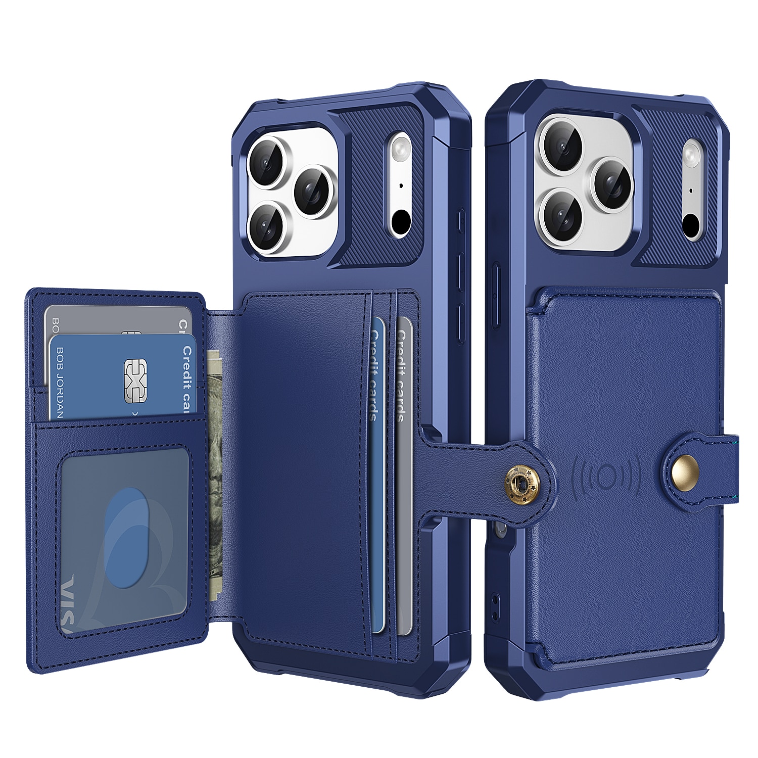 iPhone 17 Pro Tough Multi-slot Case Blue