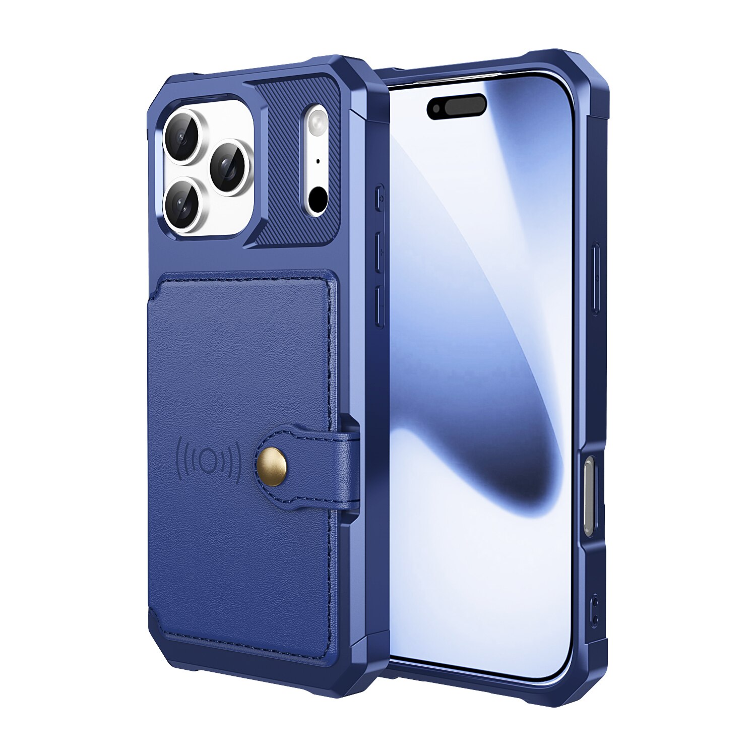 iPhone 17 Pro Tough Multi-slot Case Blue