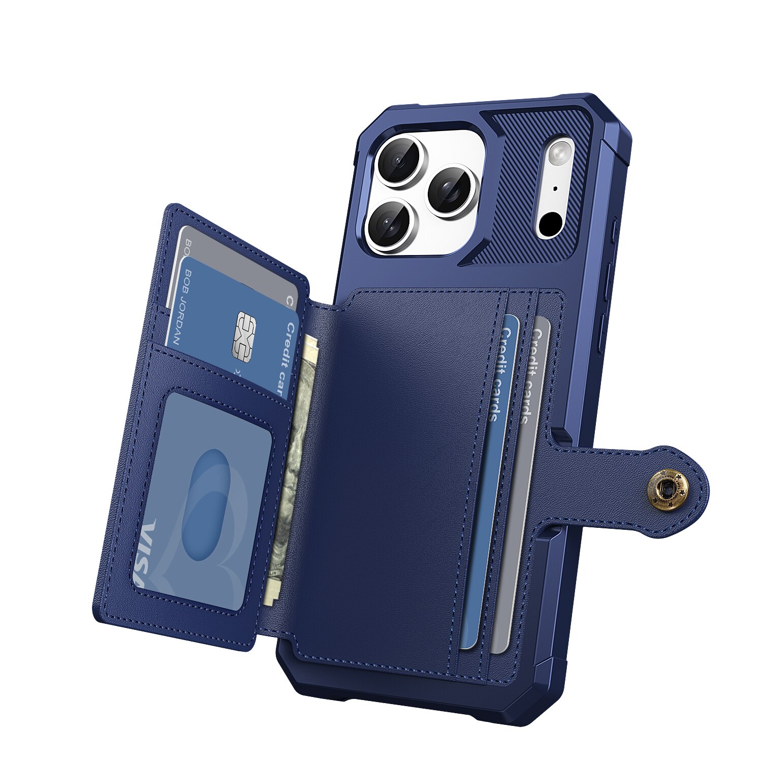 iPhone 17 Pro Tough Multi-slot Case Blue