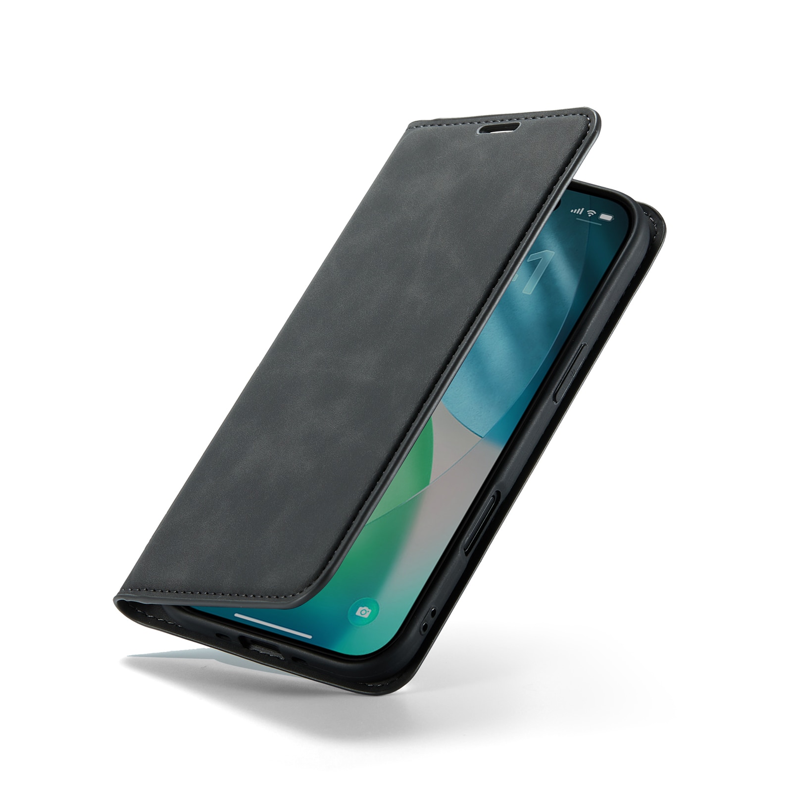iPhone Air Slim Wallet Case Black