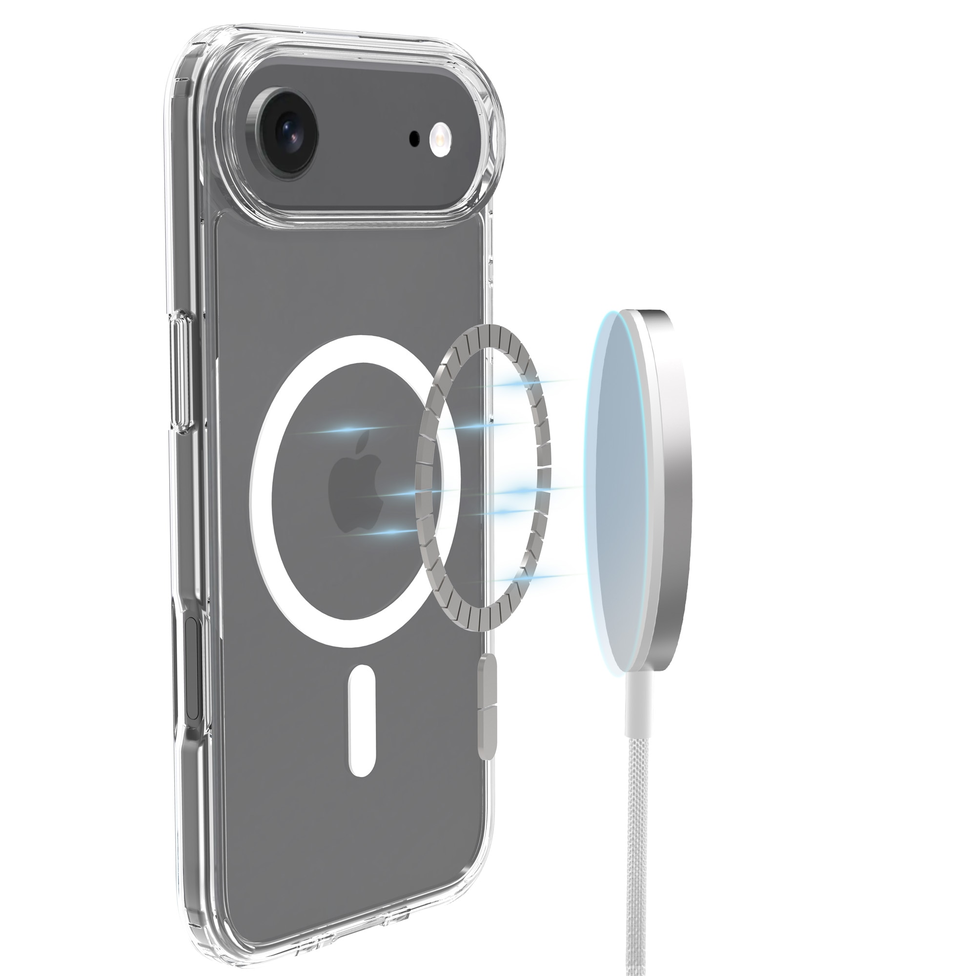 Hybrid Case MagSafe iPhone 17 Air Transparent