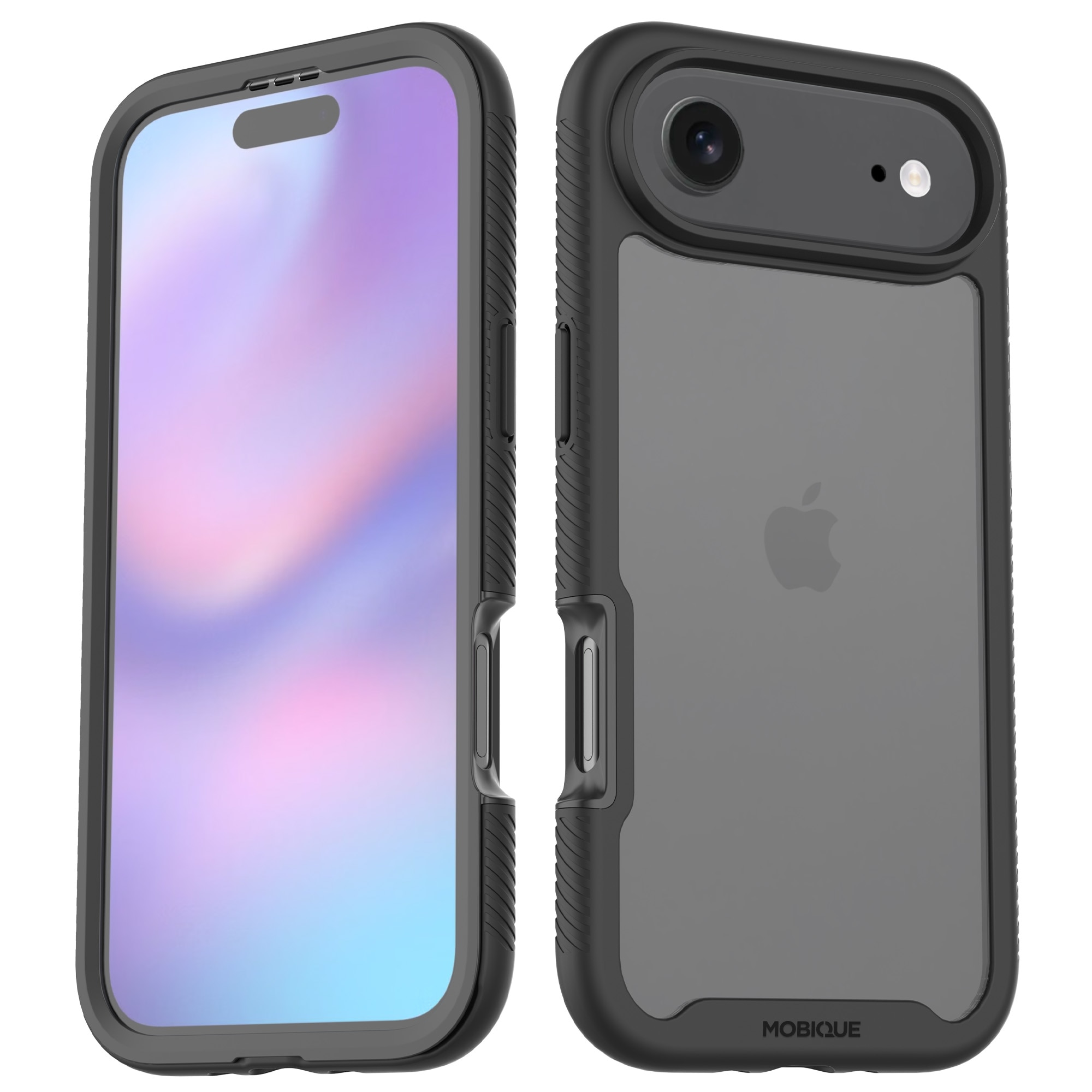 iPhone 17 Air Full Protection Case Black/Transparent