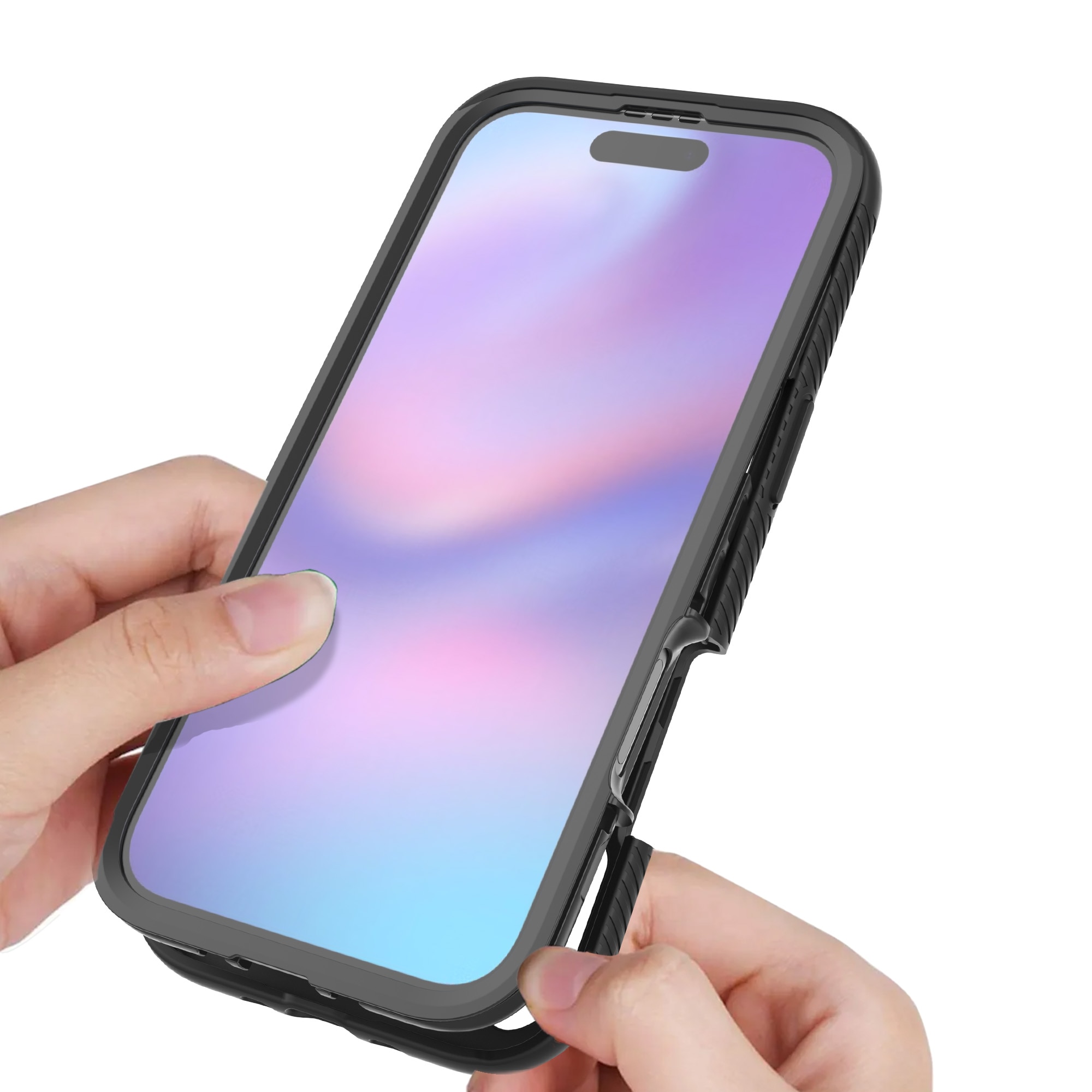 iPhone 17 Air Full Protection Case Black/Transparent