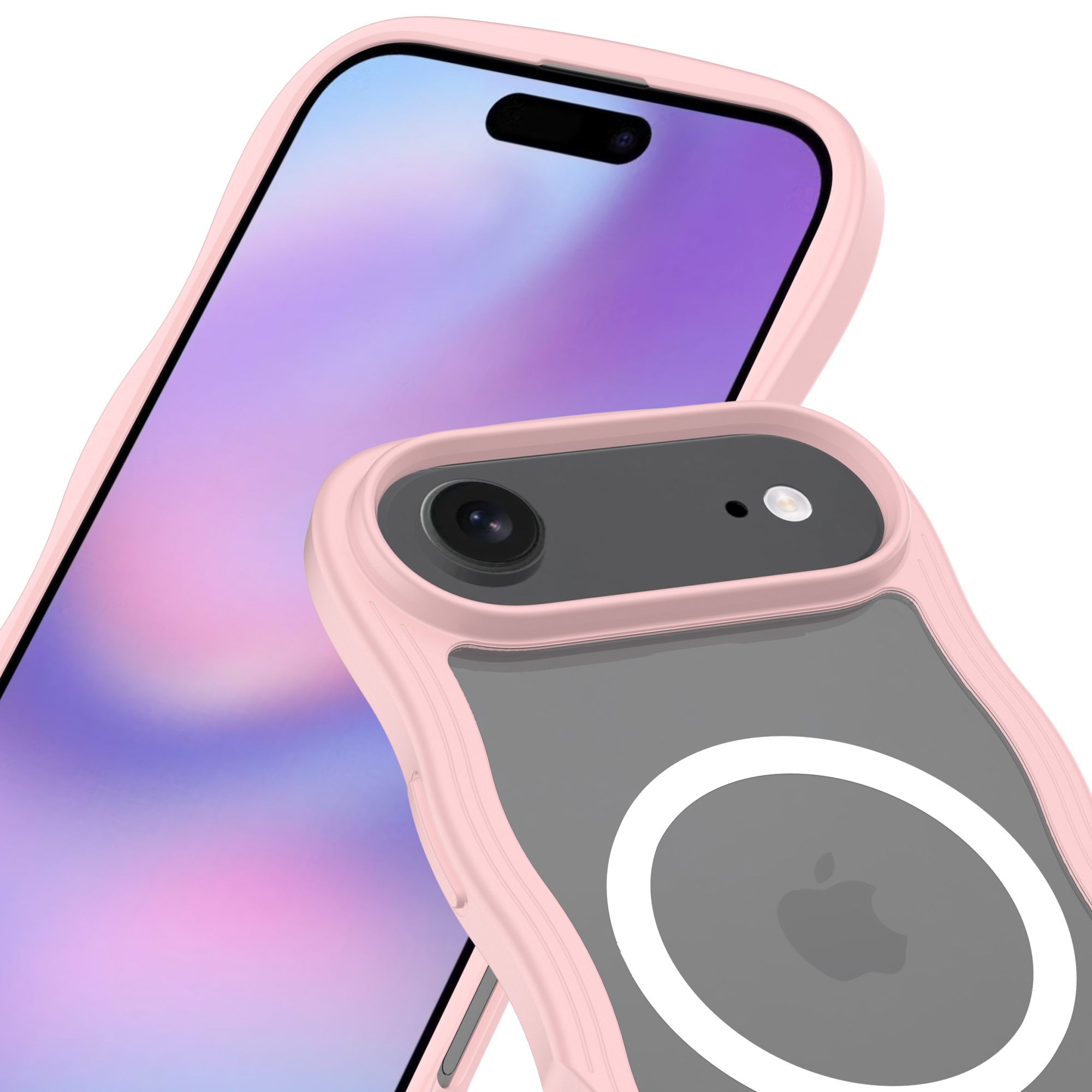 iPhone Air The Wave Mag Case Pink