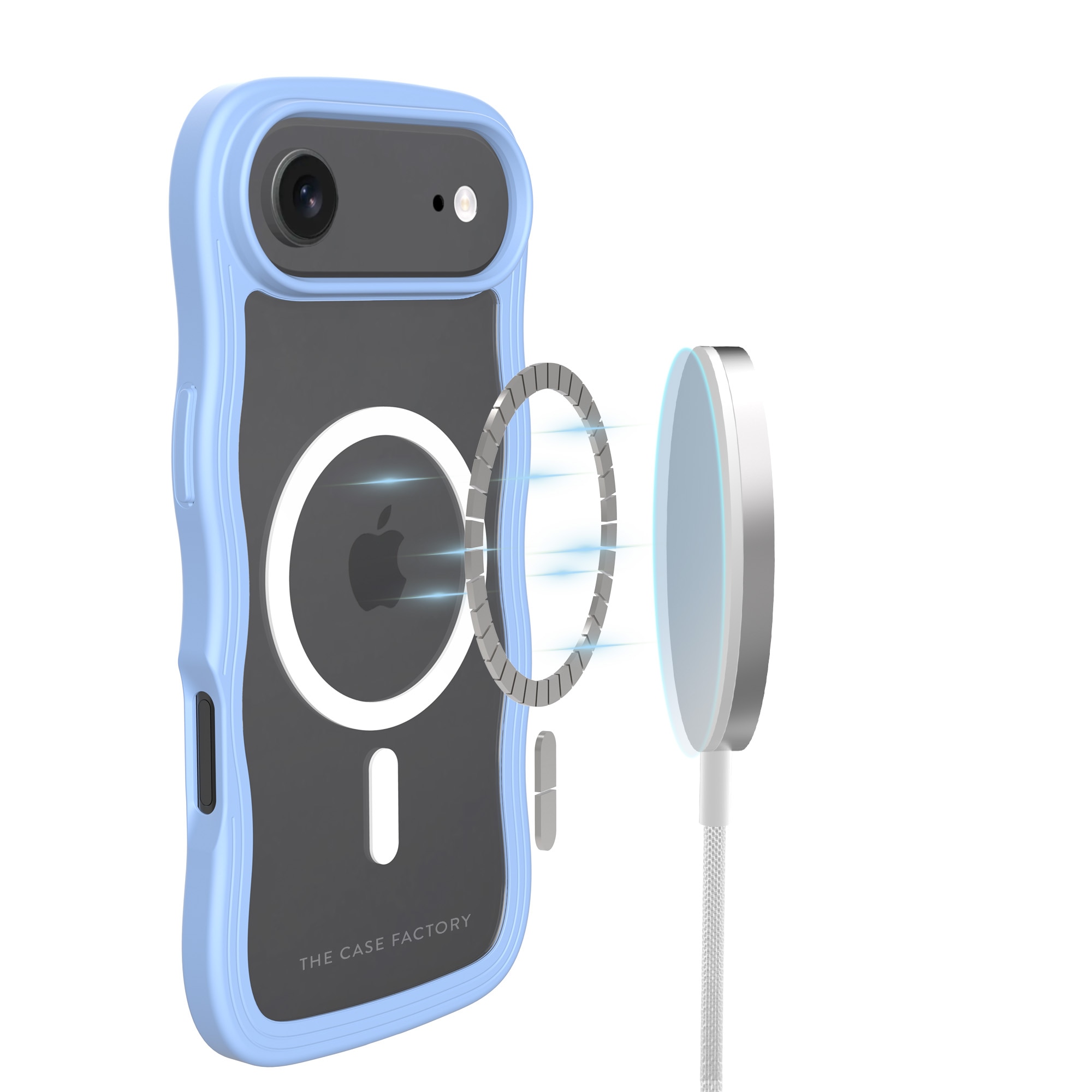 iPhone Air The Wave Mag Case Blue