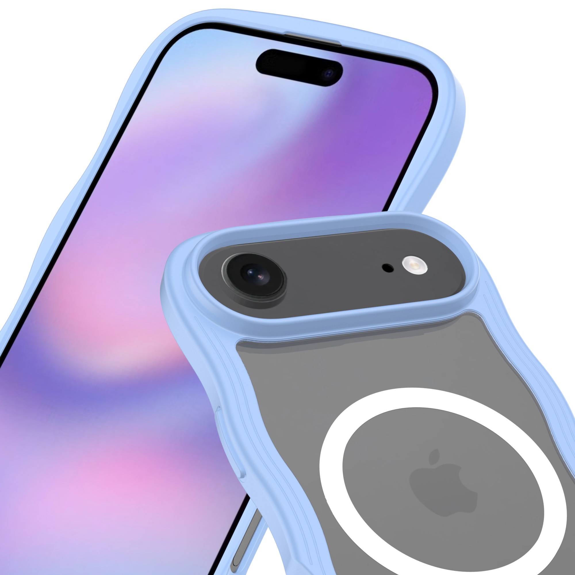 iPhone Air The Wave Mag Case Blue