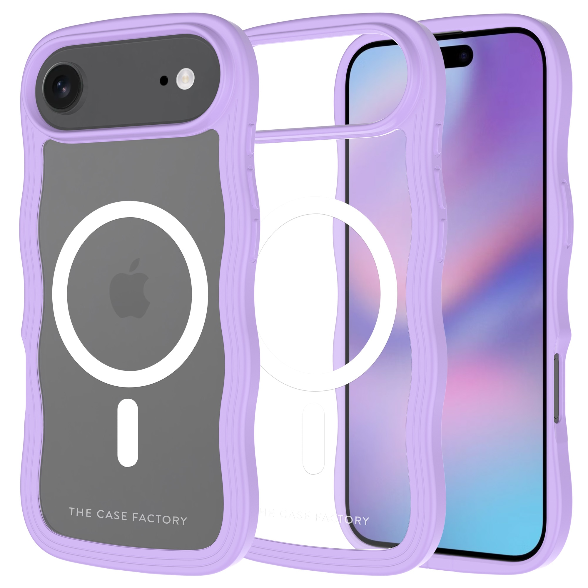 iPhone Air The Wave Mag Case Purple