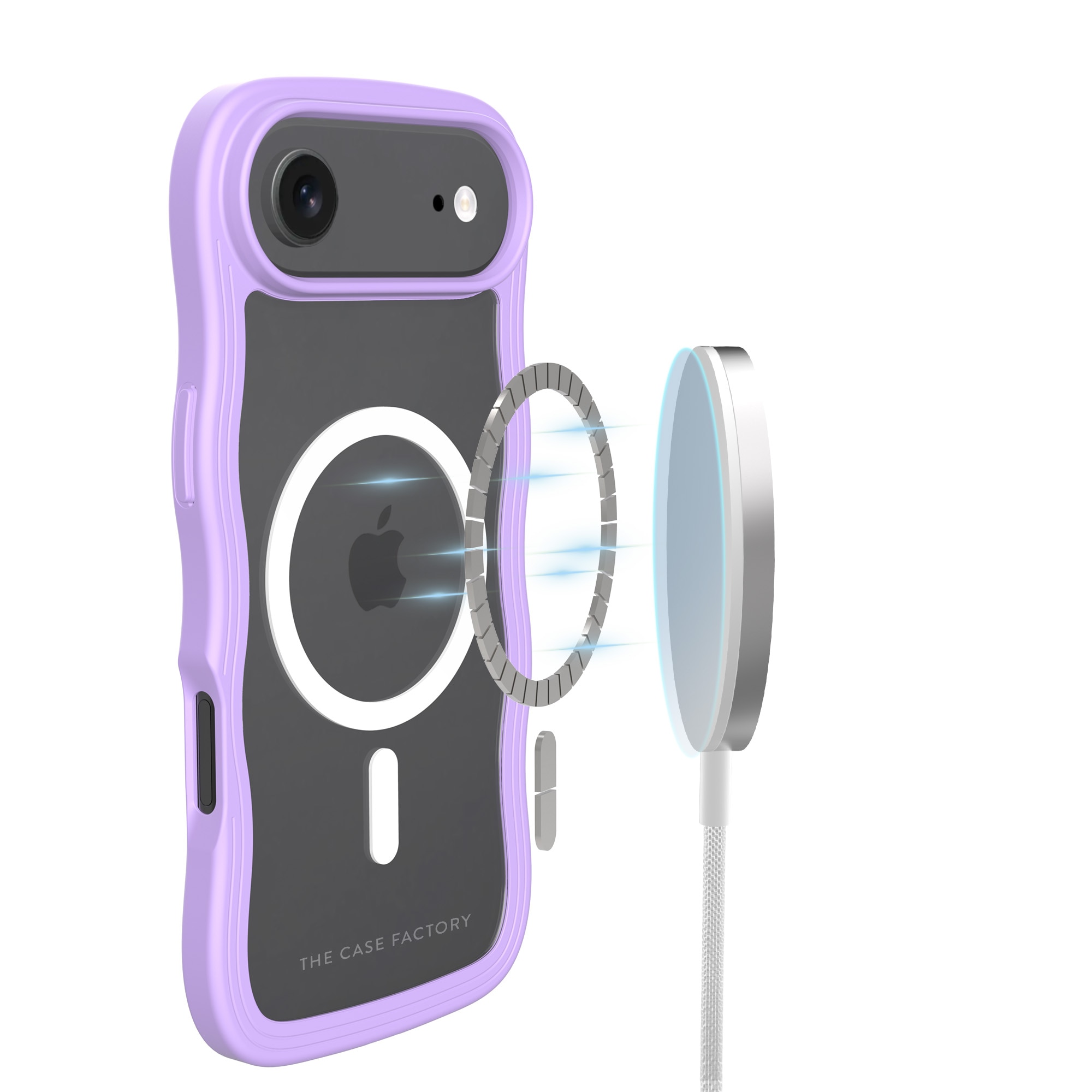 iPhone Air The Wave Mag Case Purple