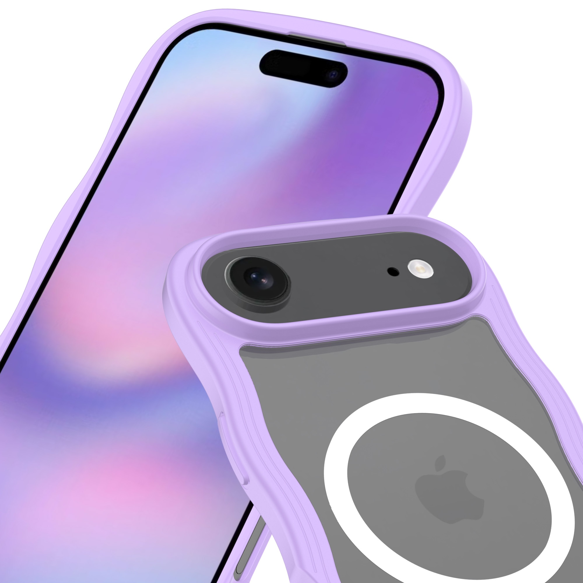 iPhone Air The Wave Mag Case Purple