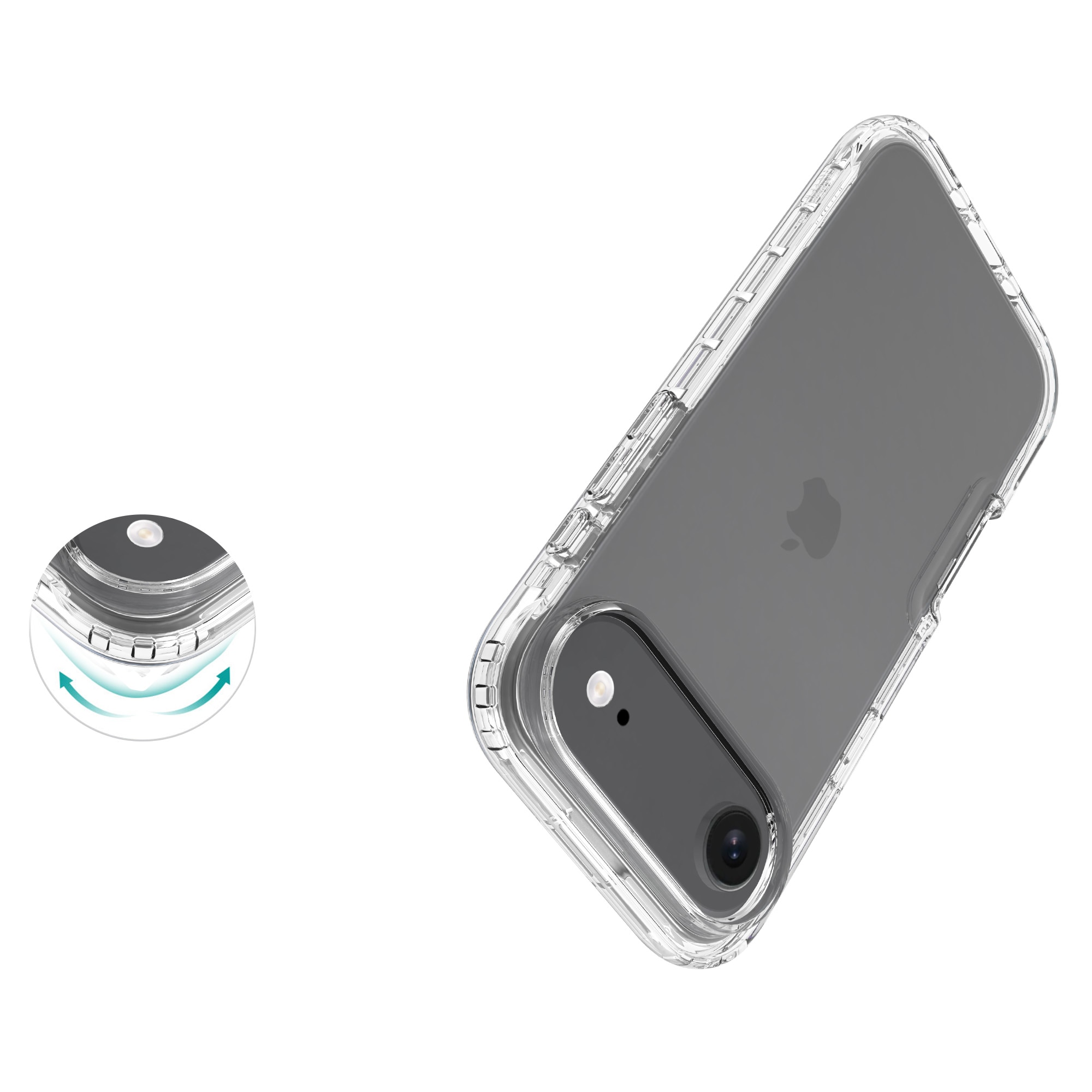 iPhone 17 Air Full Cover Case Transparent