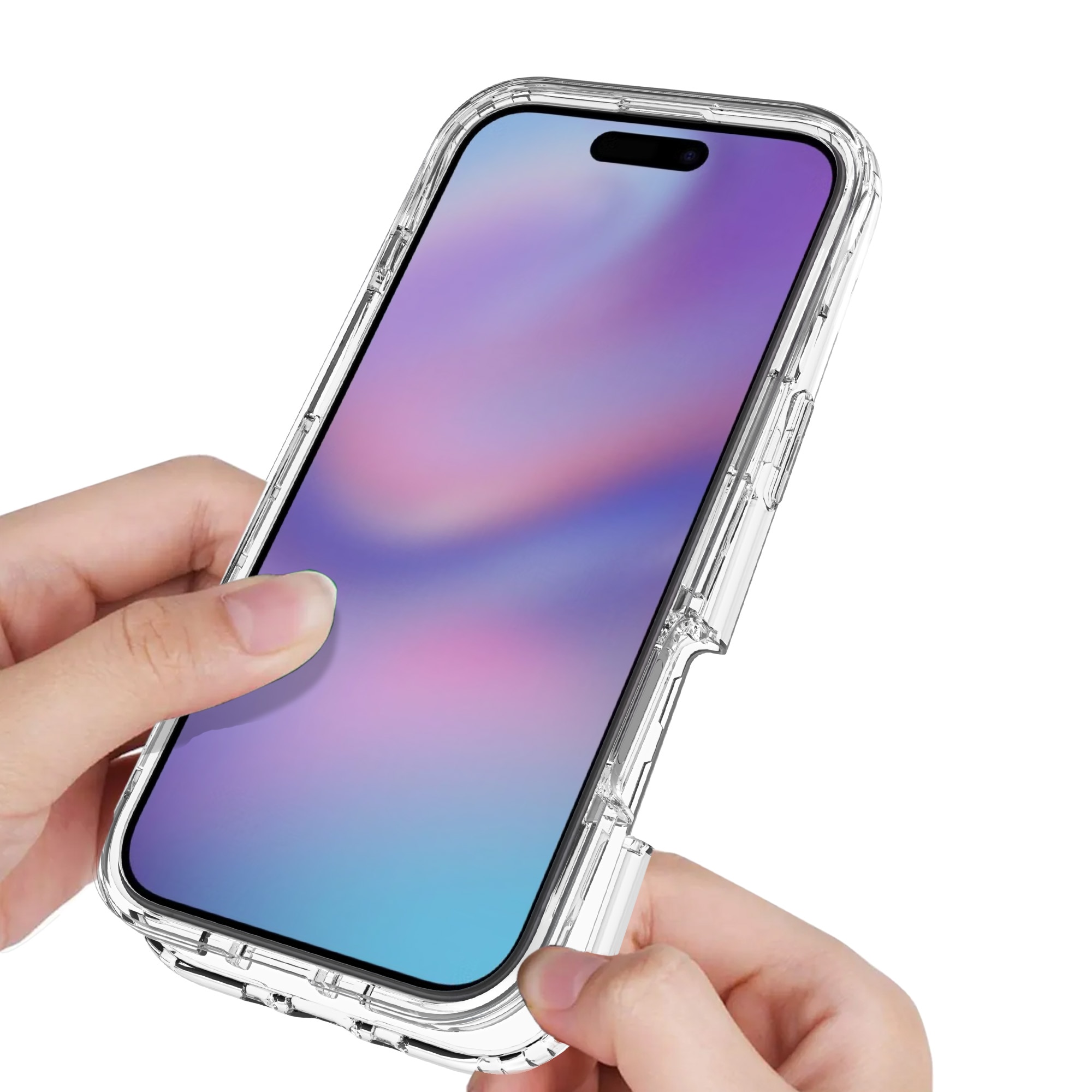 iPhone 17 Air Full Cover Case Transparent