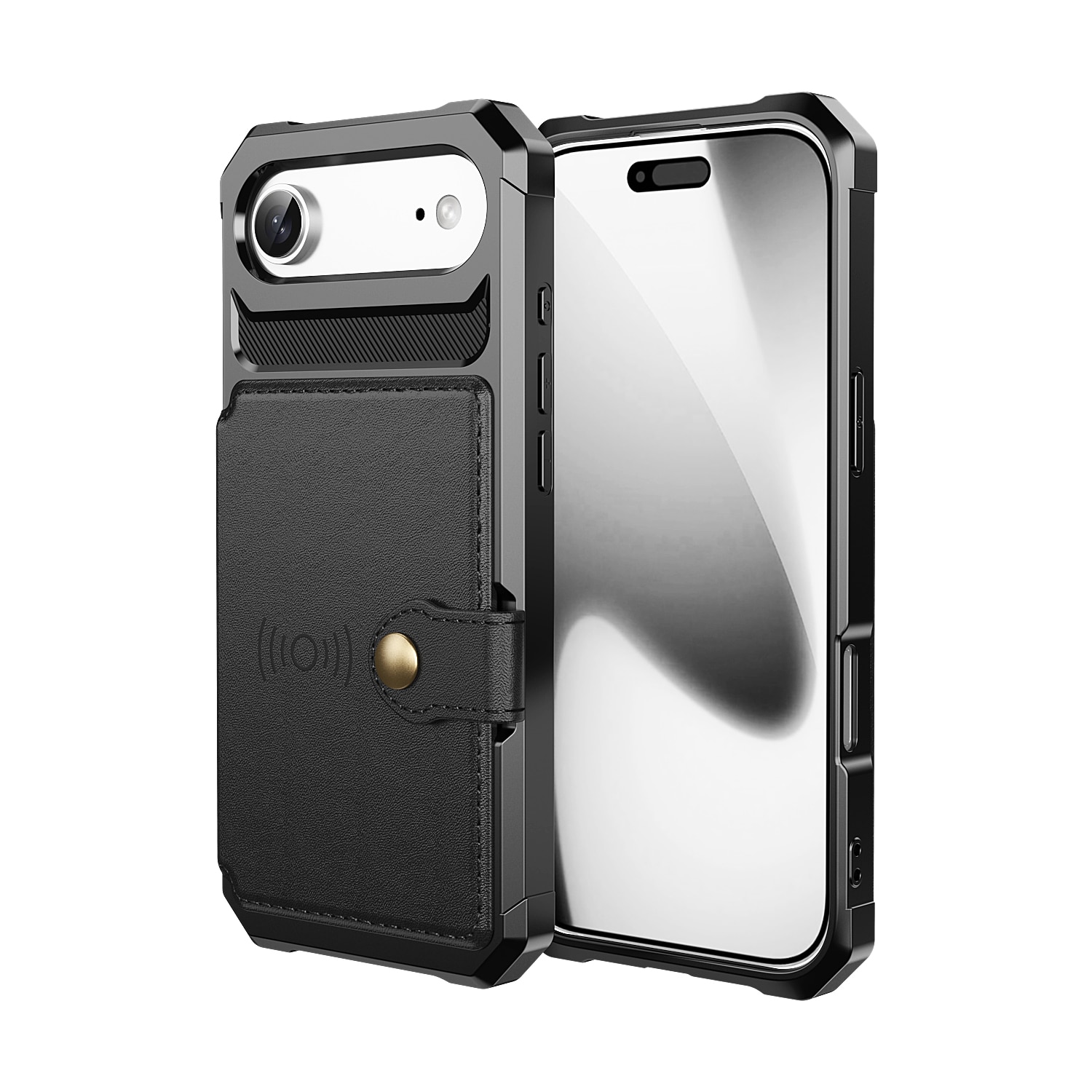 iPhone Air Tough Multi-slot Case Black