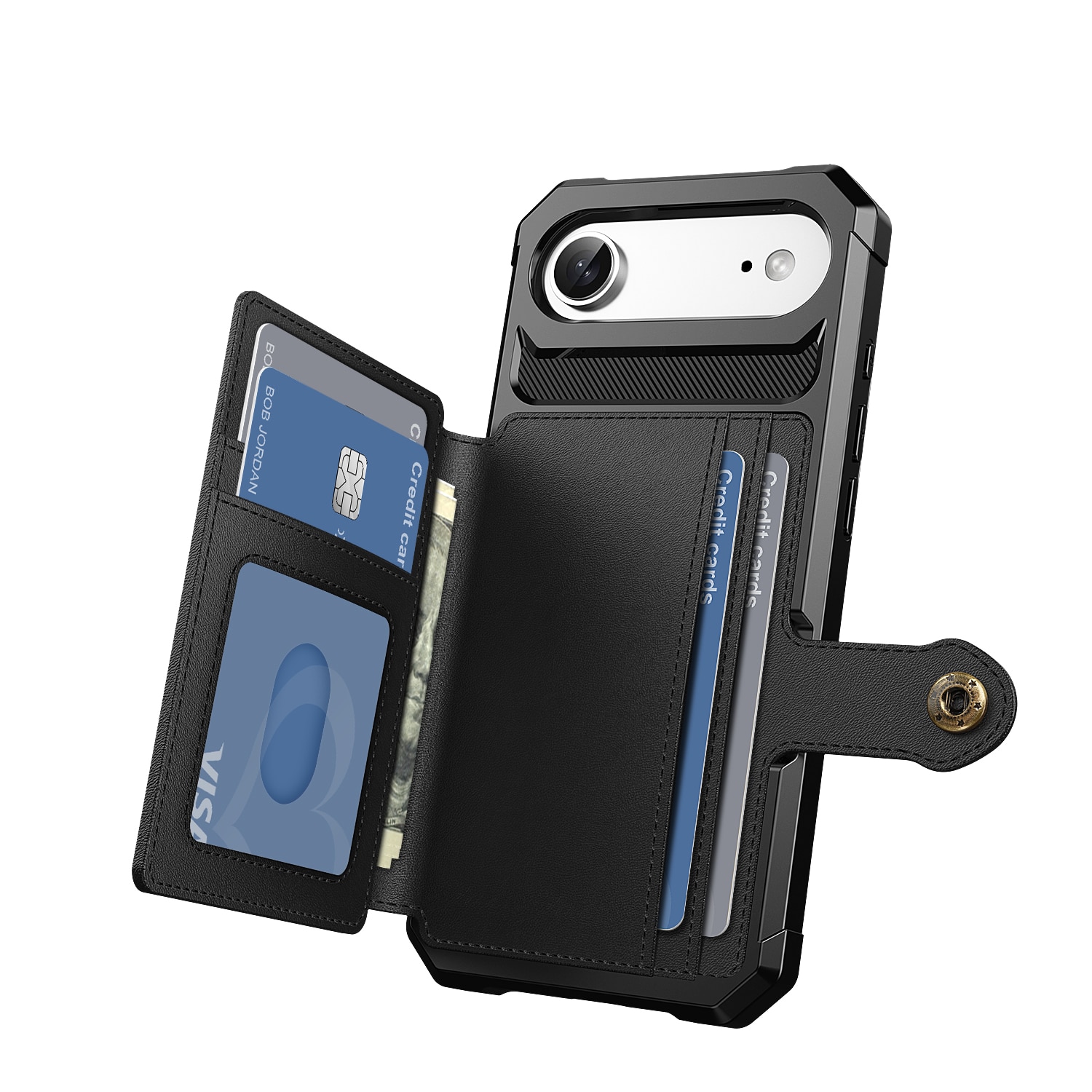 iPhone Air Tough Multi-slot Case Black