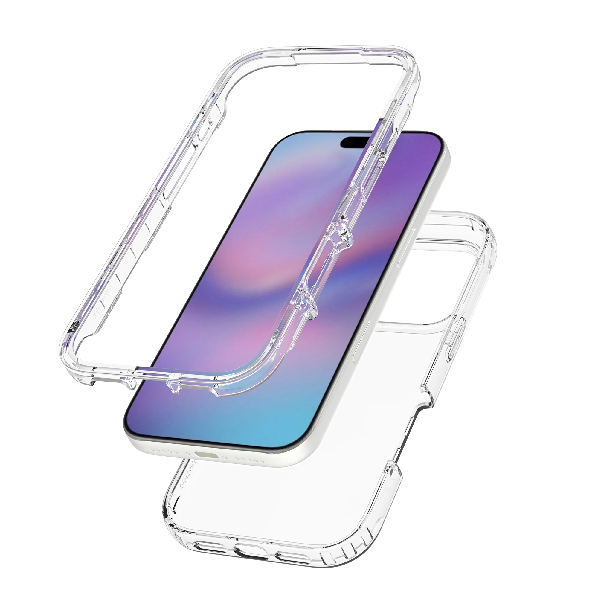 iPhone 17 Pro Max Full Cover Case Transparent