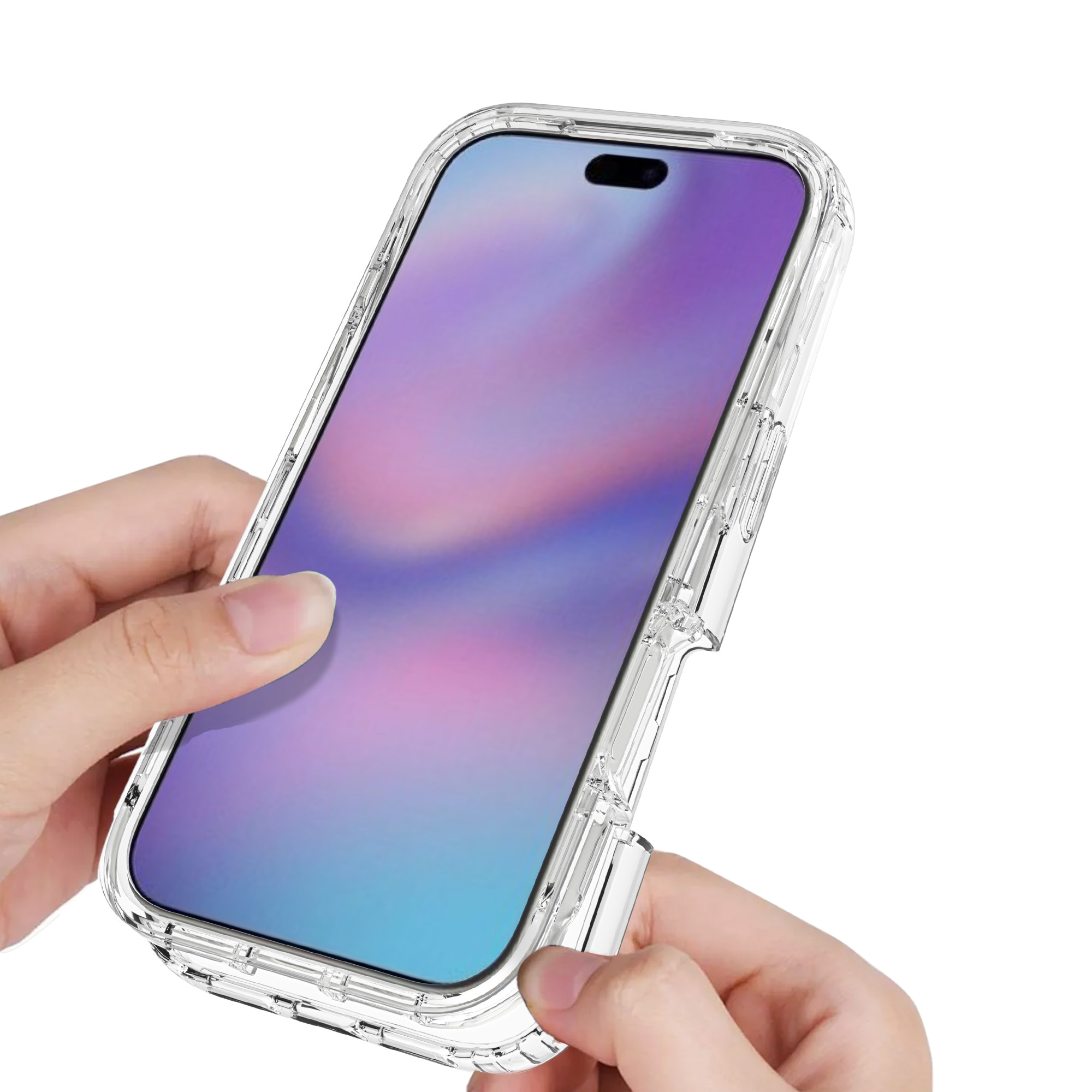 iPhone 17 Pro Max Full Cover Case Transparent
