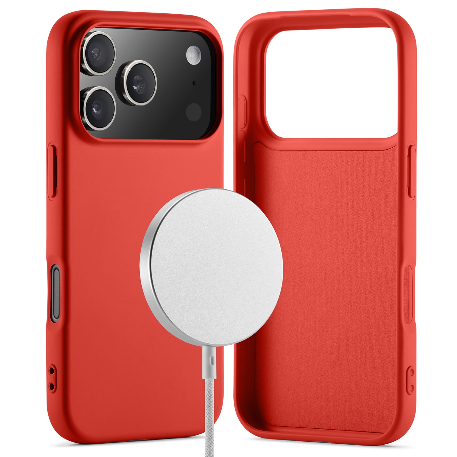 iPhone 17 Pro Max TPU Case MagSafe Red
