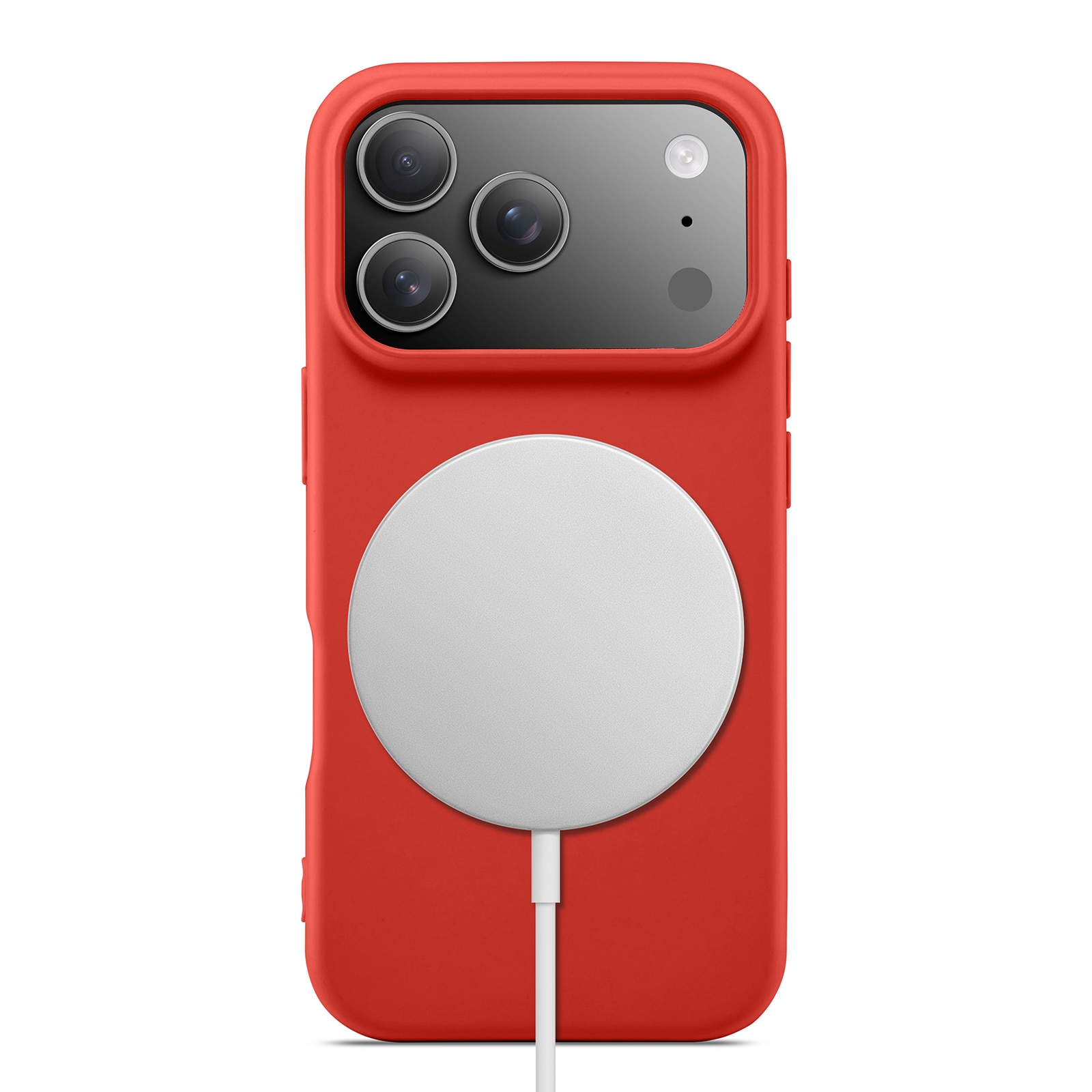 iPhone 17 Pro Max TPU Case MagSafe Red
