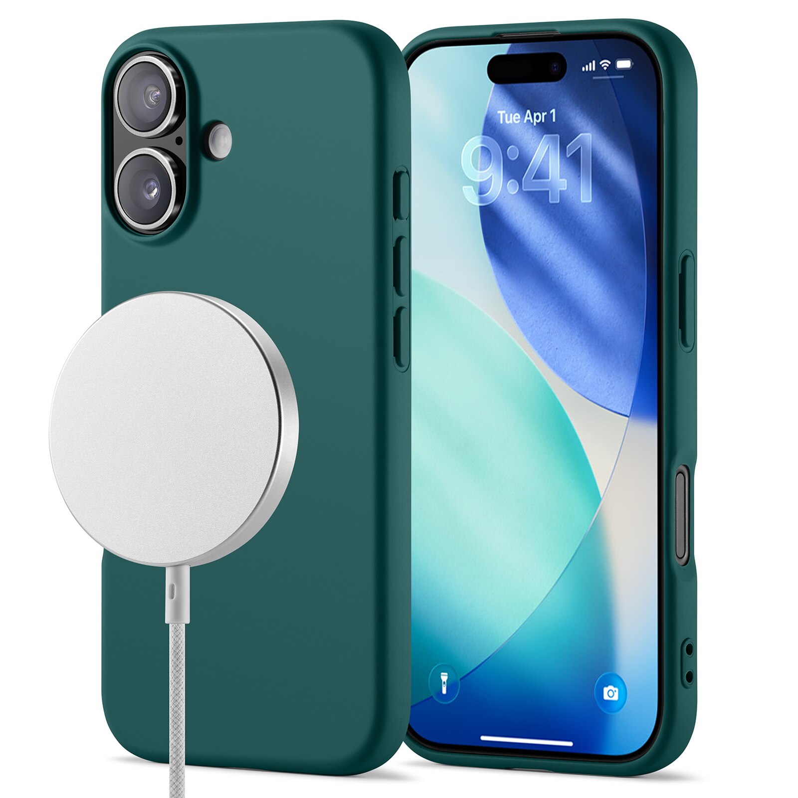 iPhone 17 TPU Case MagSafe Dark Green