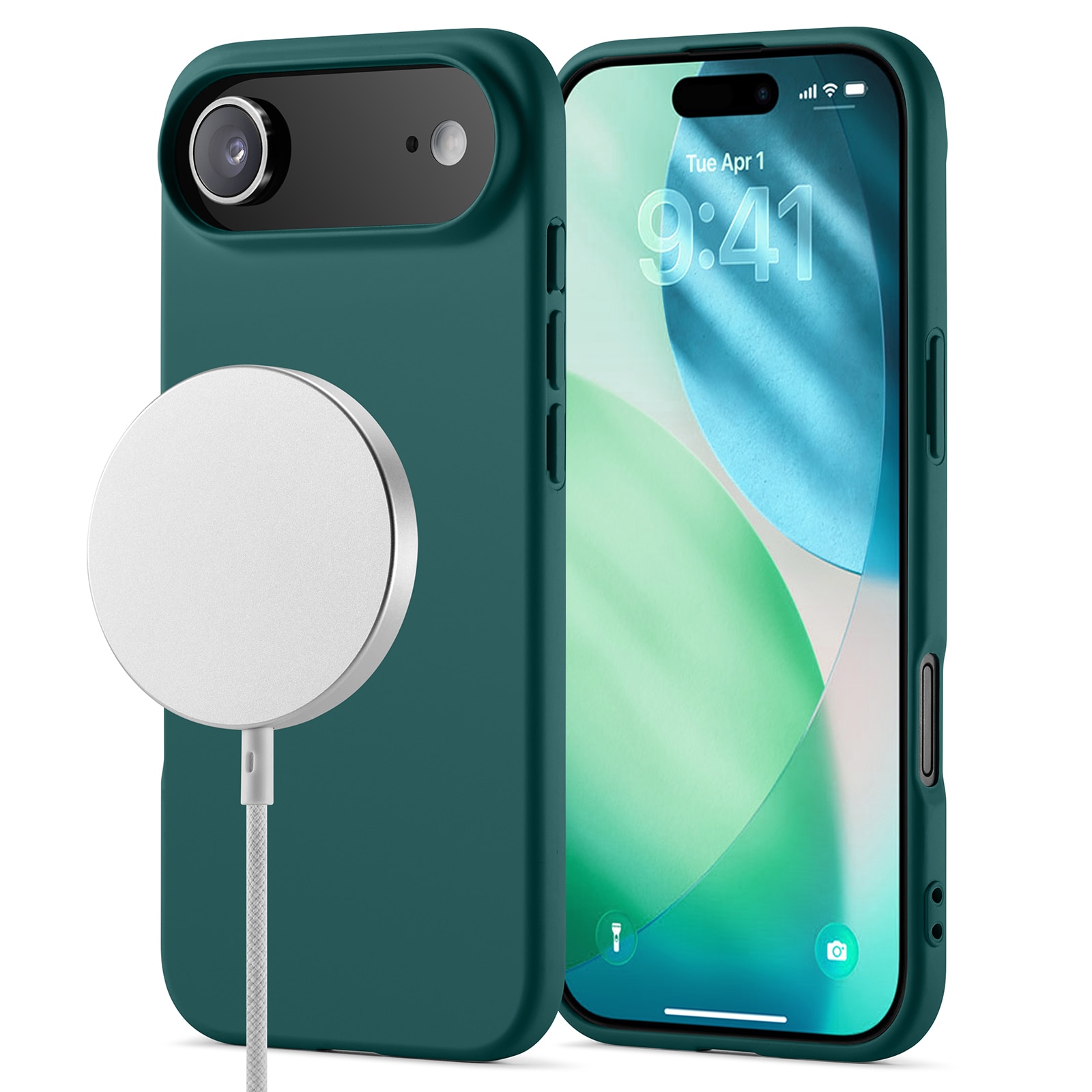 iPhone 17 Air TPU Case MagSafe Dark Green