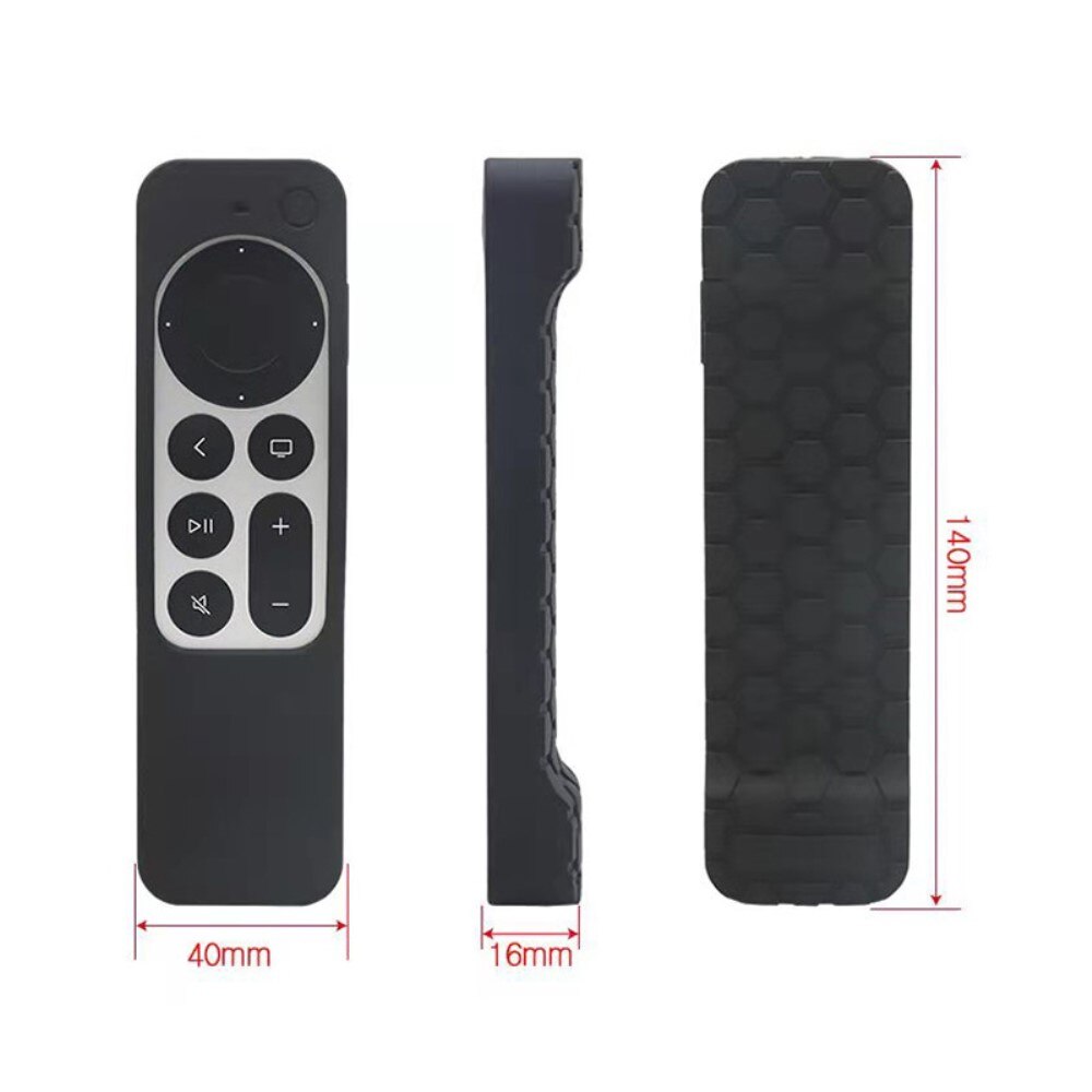 Silicone Case for Remote Control TV 4K 2021 Black