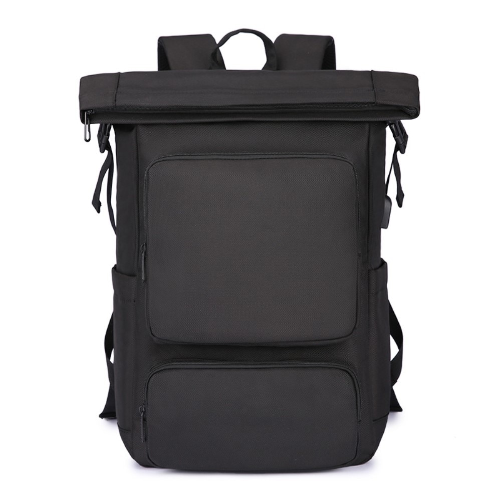 Water-resistant Backpack Oxford Cloth Black