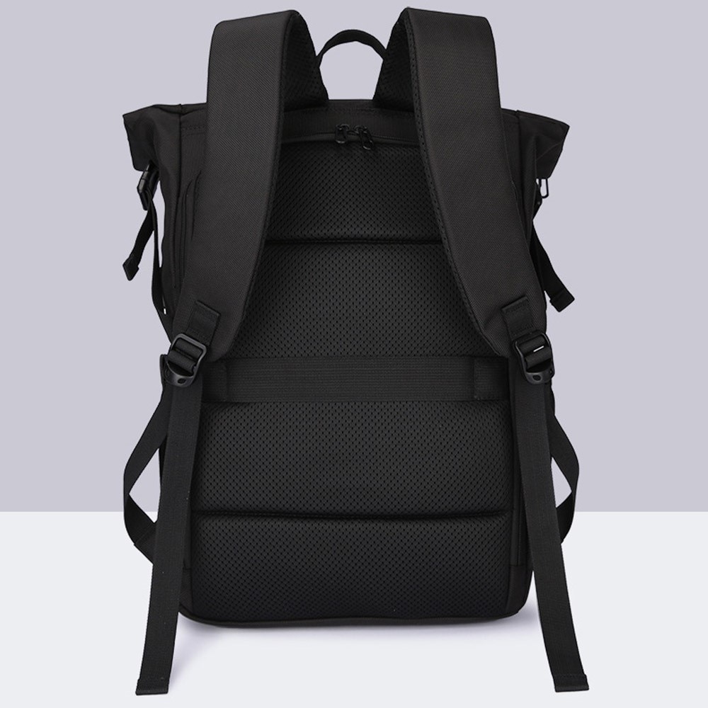 Water-resistant Backpack Oxford Cloth Black