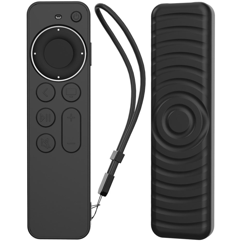 Silicone Case Apple TV Siri Remote 2nd Gen Black